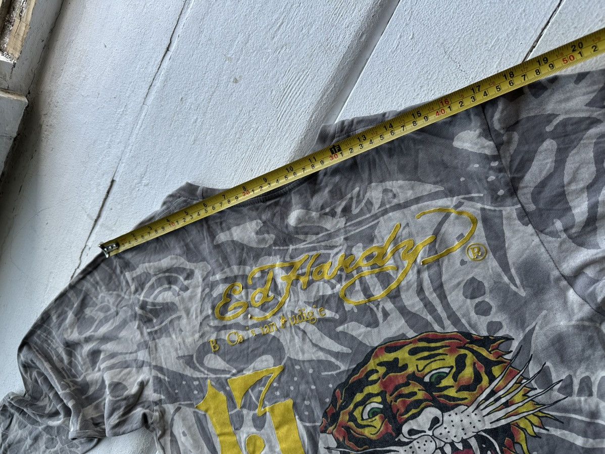 Ed Hardy 🚨ED HARDY OVERPRINT BIG LOGO TIGER CHRISTIAN AUDIGER Size US M / EU 48-50 / 2 - 19 Thumbnail