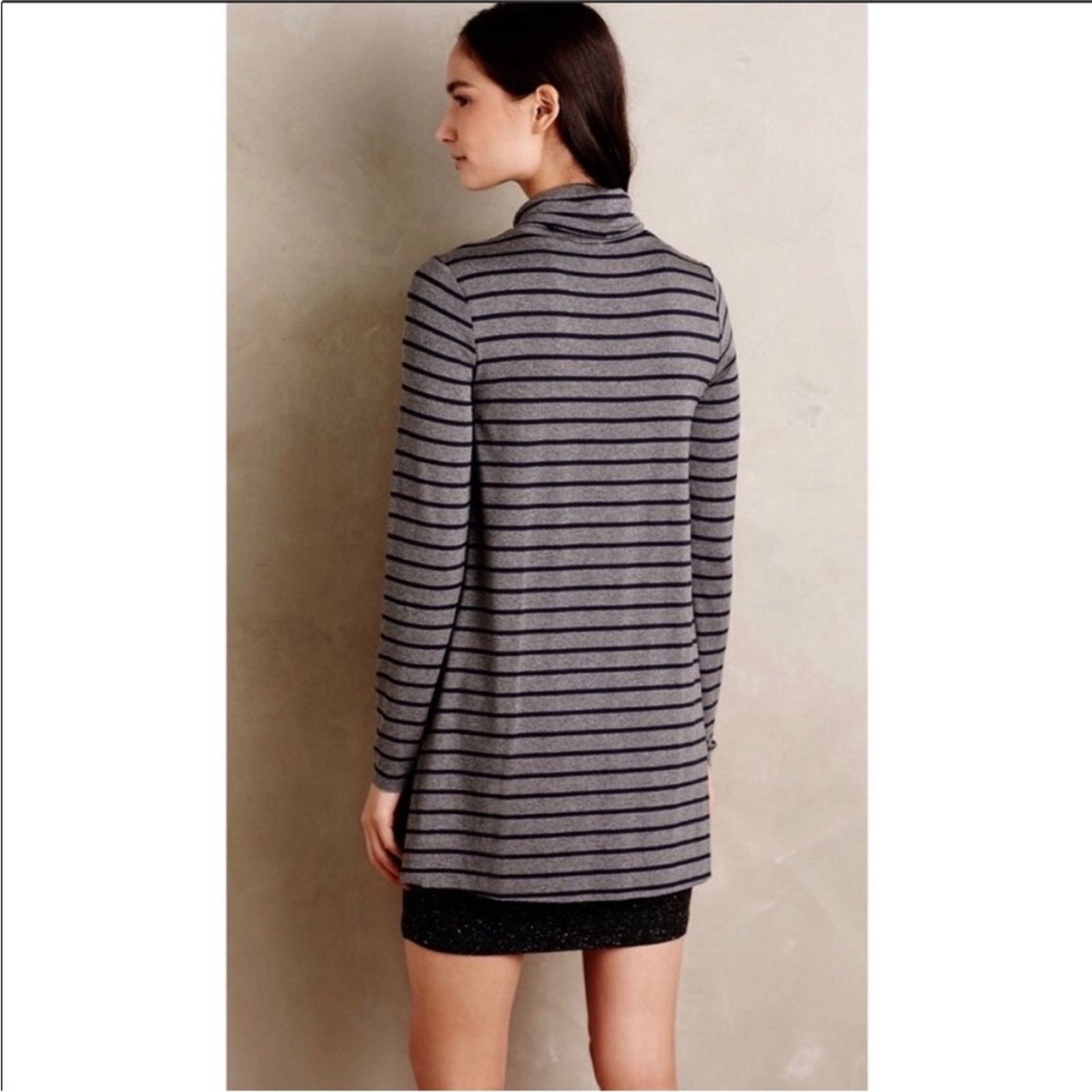 Bailey 44 Bailey44 Turtleneck Dress with Contrast Lining, EUC, Small Size S / US 4 / IT 40 - 4 Thumbnail