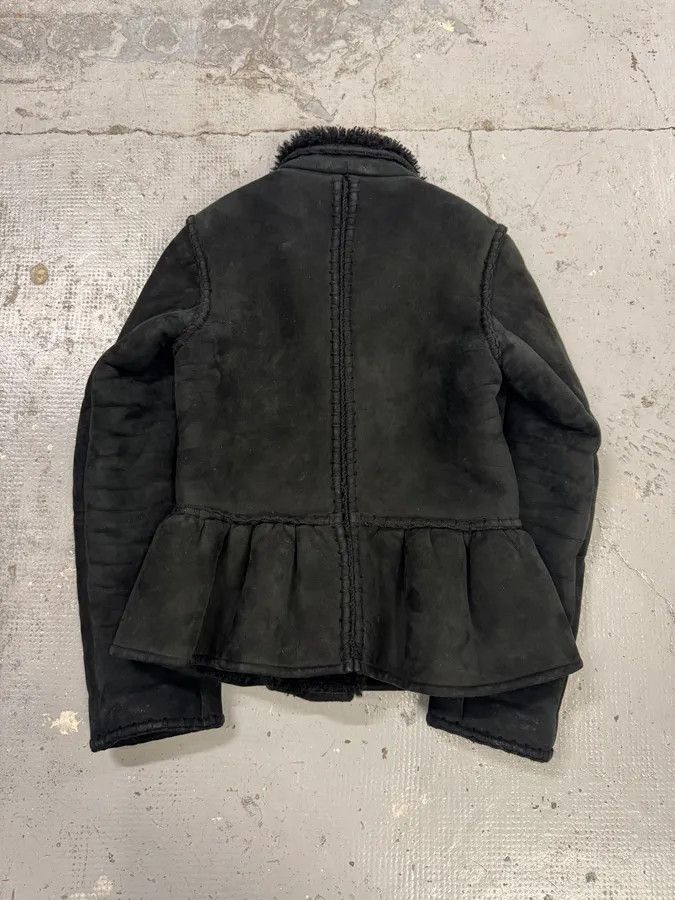 Yves Saint Laurent AW2006 Yves Saint Laurent Black Shearling Buttoned Jacket Size M / US 6-8 / IT 42-44 - 4 Thumbnail