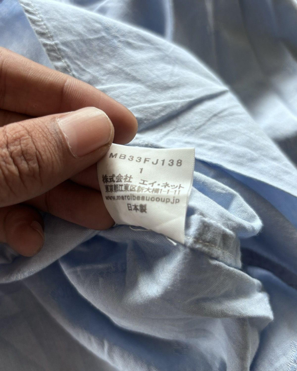 Issey Miyake × Japanese Brand × mercibeaucoup Mercibeaucoup Issey Miyake Button Up Shirt Japan Size US M / EU 48-50 / 2 - 5 Thumbnail