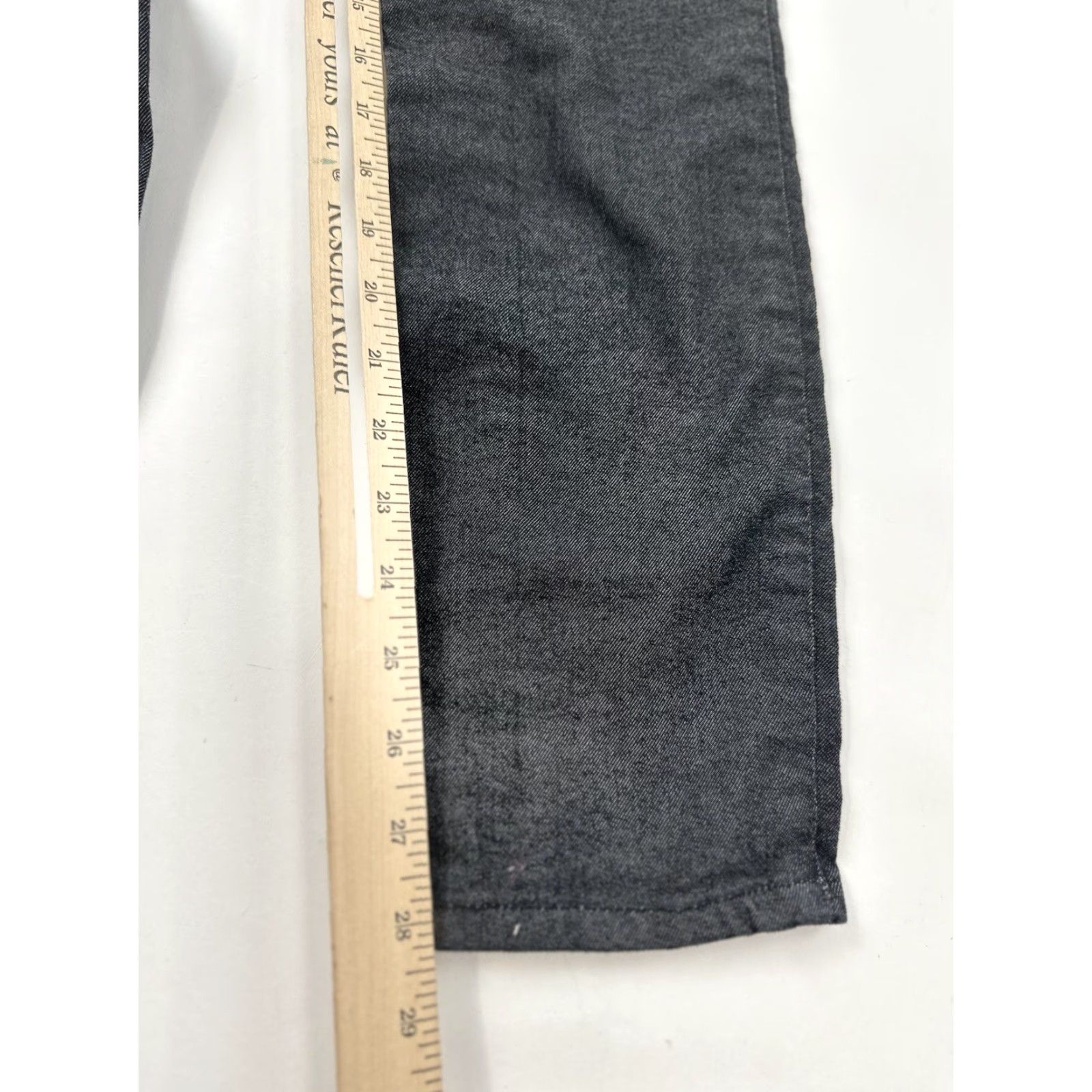 Prana Prana Jeans Womens Skinny 2 Regular Black Charcoal Wash Faded Womens Size 26" / US 2 / IT 38 - 6 Thumbnail