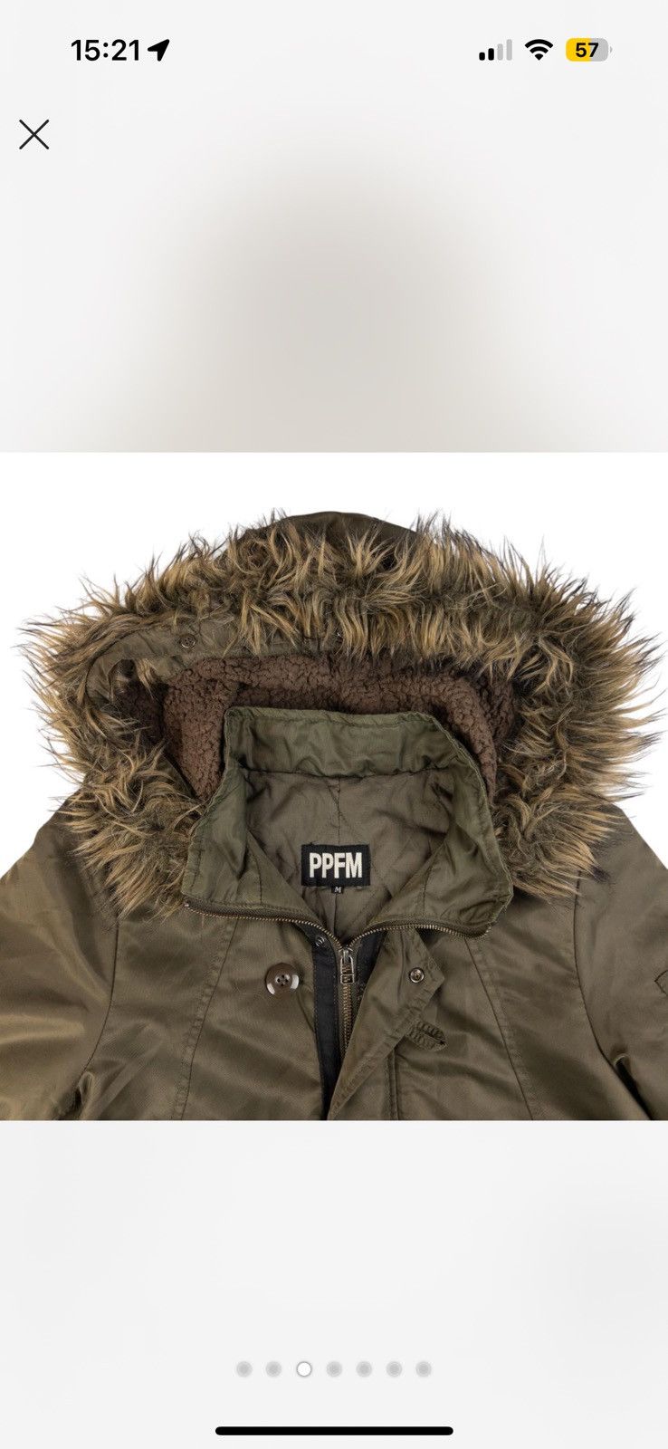 Japanese Brand × PPFM × Vintage Vintage PPFM fur hooded zip up jacket size M Size US M / EU 48-50 / 2 - 3 Thumbnail