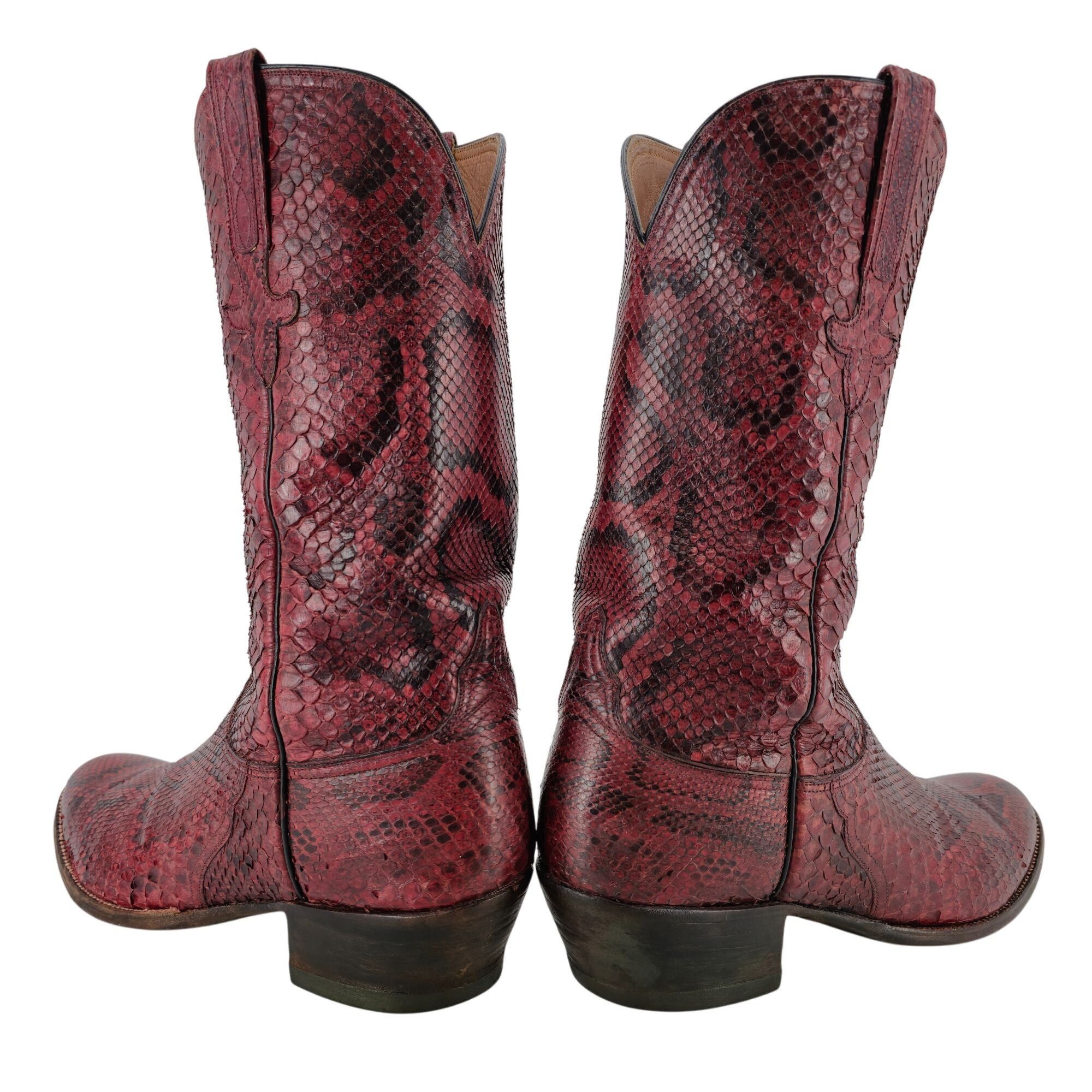 Lucchese Lucchese San Antonio Full Burmese Python Mens 11.5D Cowboy Size US 11.5 / EU 44-45 - 9 Thumbnail