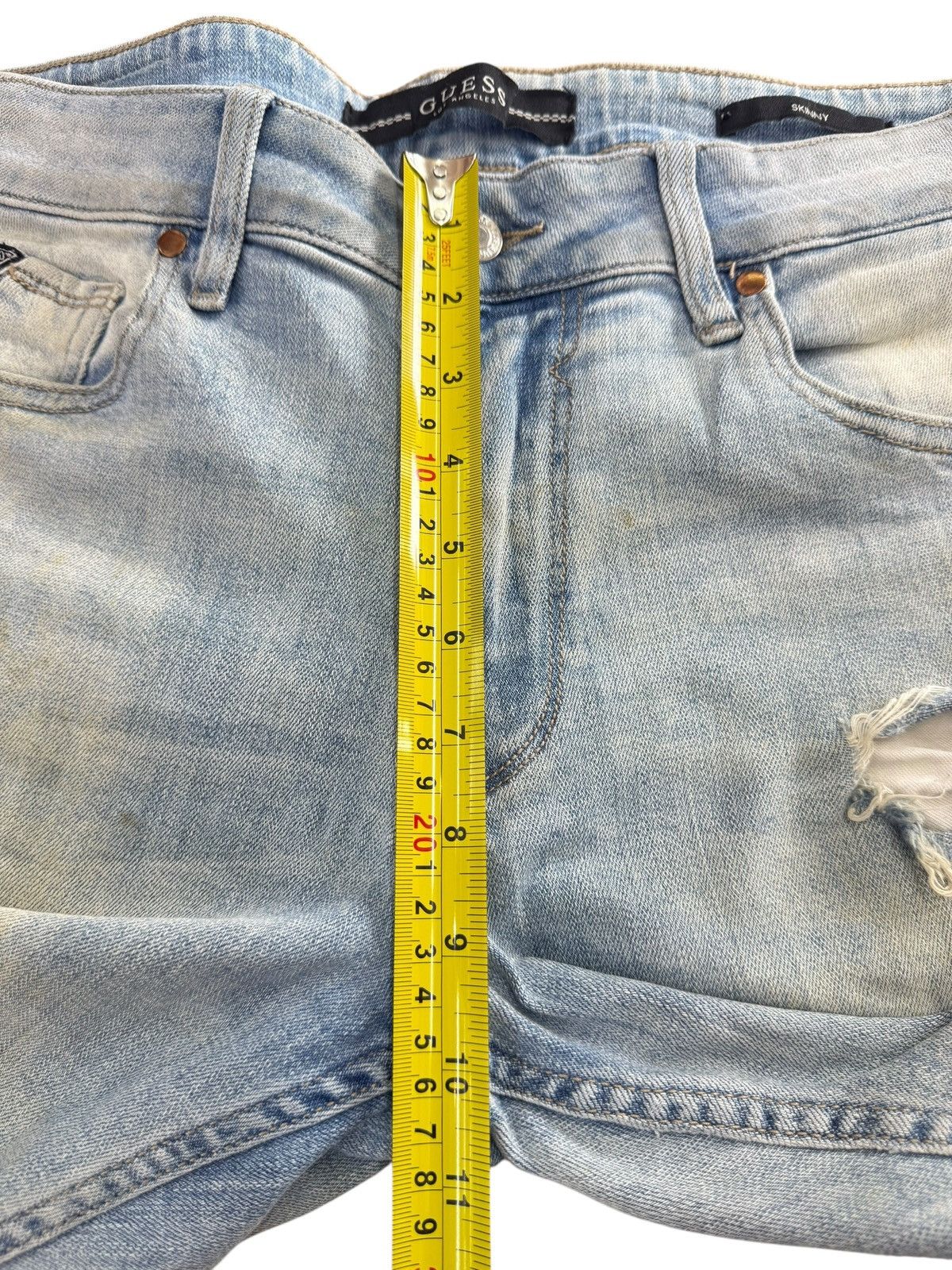 Guess Vintage Guess Patchwork Destressed Jeans Size US 34 / EU 50 - 11 Thumbnail