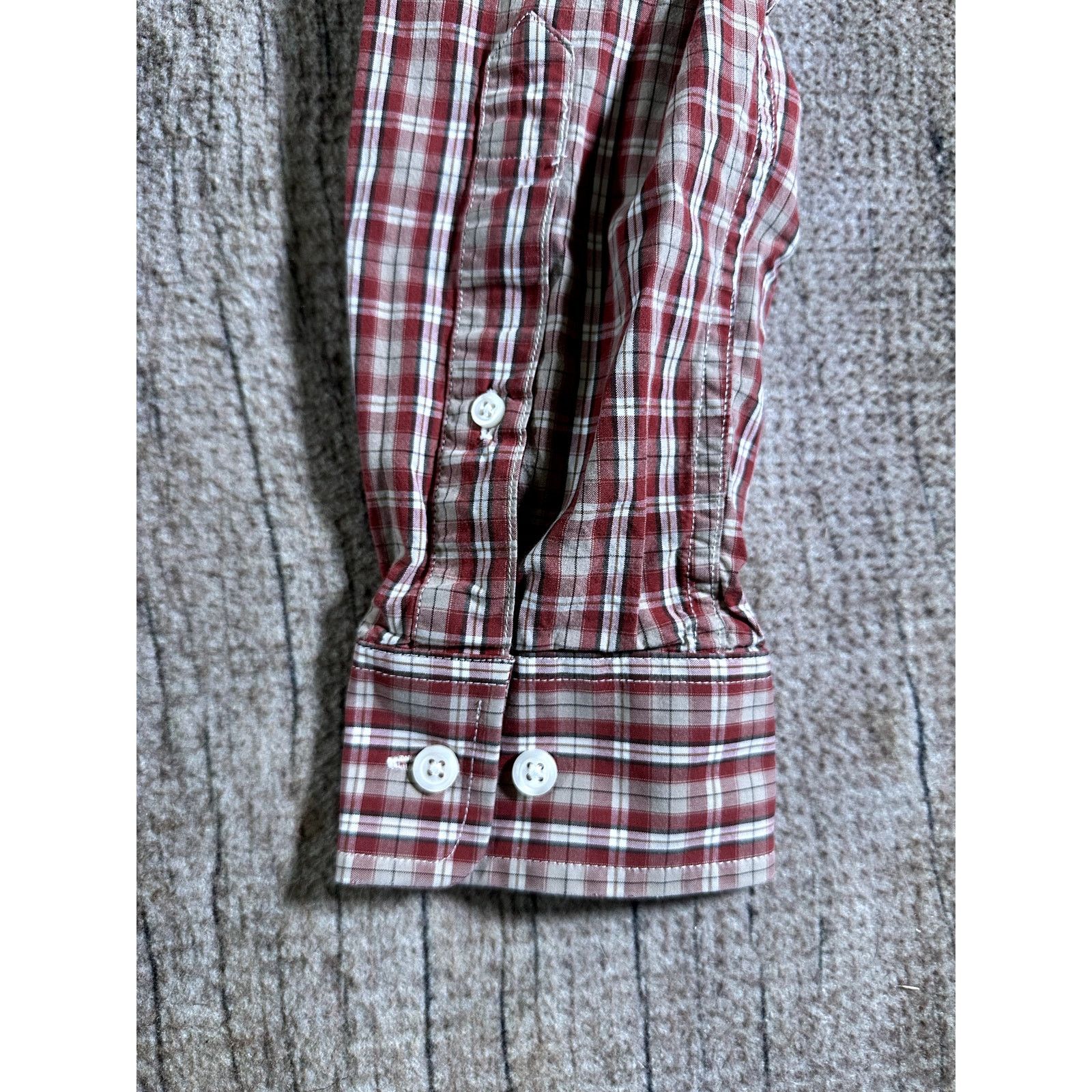 Eddie Bauer Eddie Bauer Mens L Classic Fit Red Plaid L/S Flannel Shirt Size US L / EU 52-54 / 3 - 6 Thumbnail
