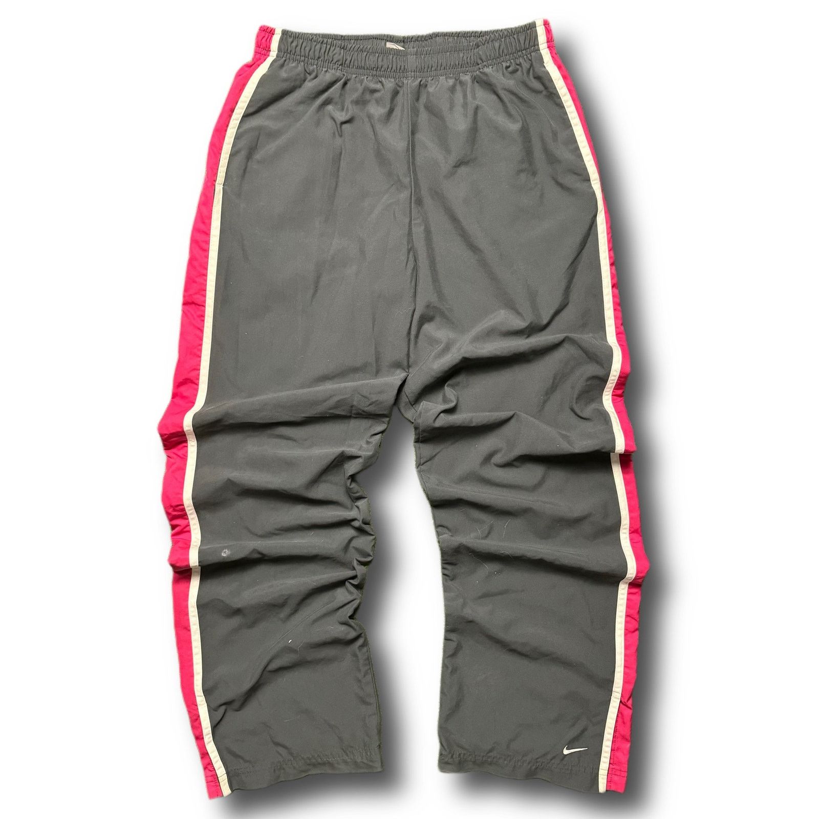 Nike Nike Y2K 2000s Vintage Gray White Windbreaker Atheltic Pants Size US 30 / EU 46 - 1 Thumbnail