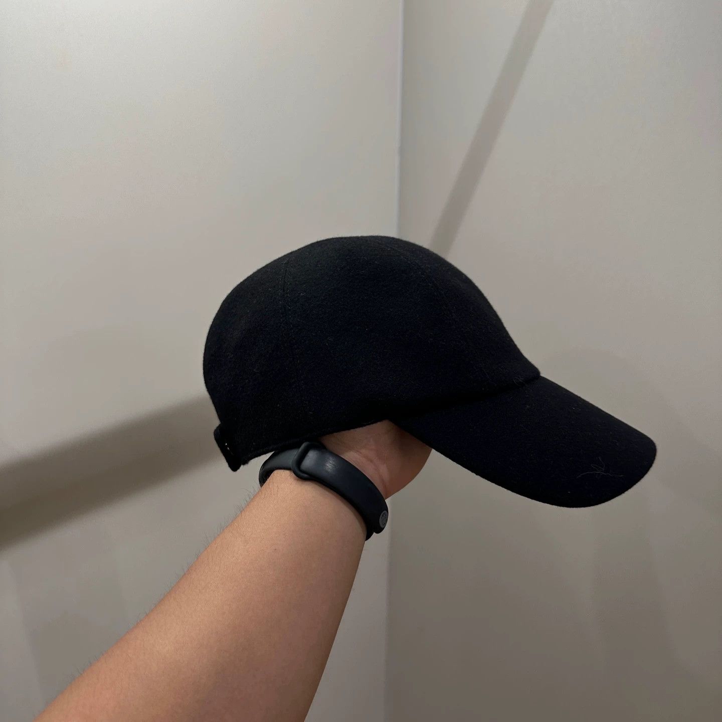Hermes Hermes Cashmere Color Blocked Logo Baseball Cap 58 Size ONE SIZE - 3 Thumbnail