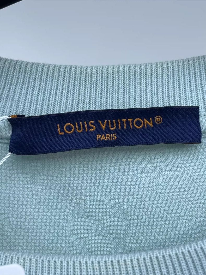 Louis Vuitton Mint Green 3D Pocket Printed Short Sleeve T -2505 Size US M / EU 48-50 / 2 - 5 Thumbnail