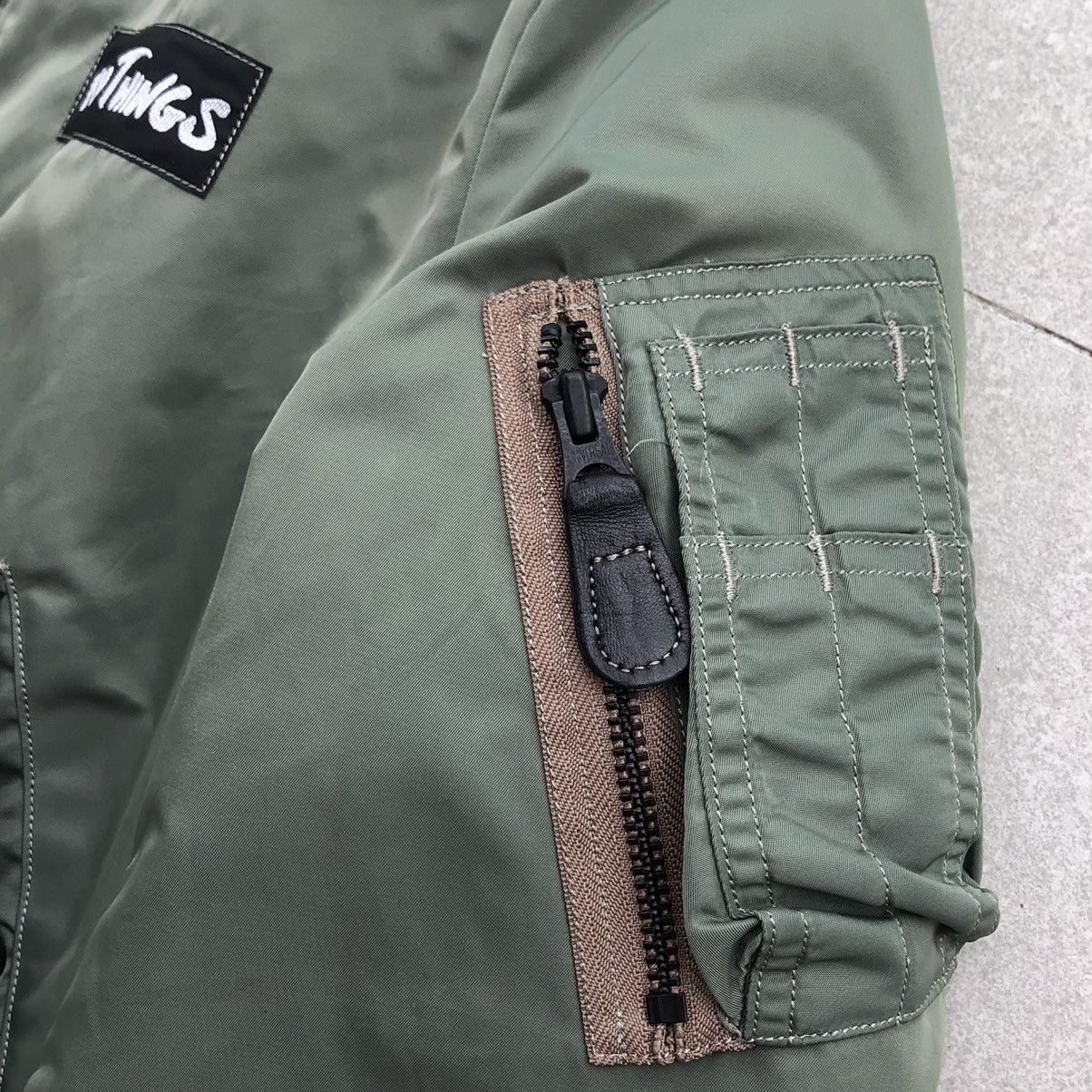 Wild Things WildThing x United Carr Inc Flying Man’s Ma-1 Bomber Jacket Size US M / EU 48-50 / 2 - 12 Thumbnail