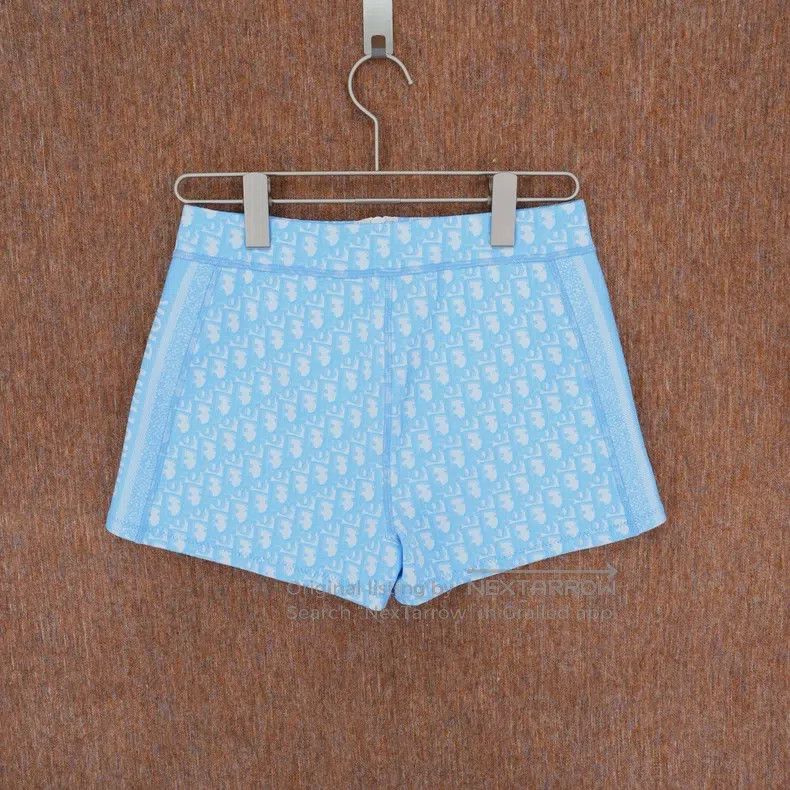 Dior Dior Blue old-fashioned full-print shorts Size 26" / US 2 / IT 38 - 1 Thumbnail