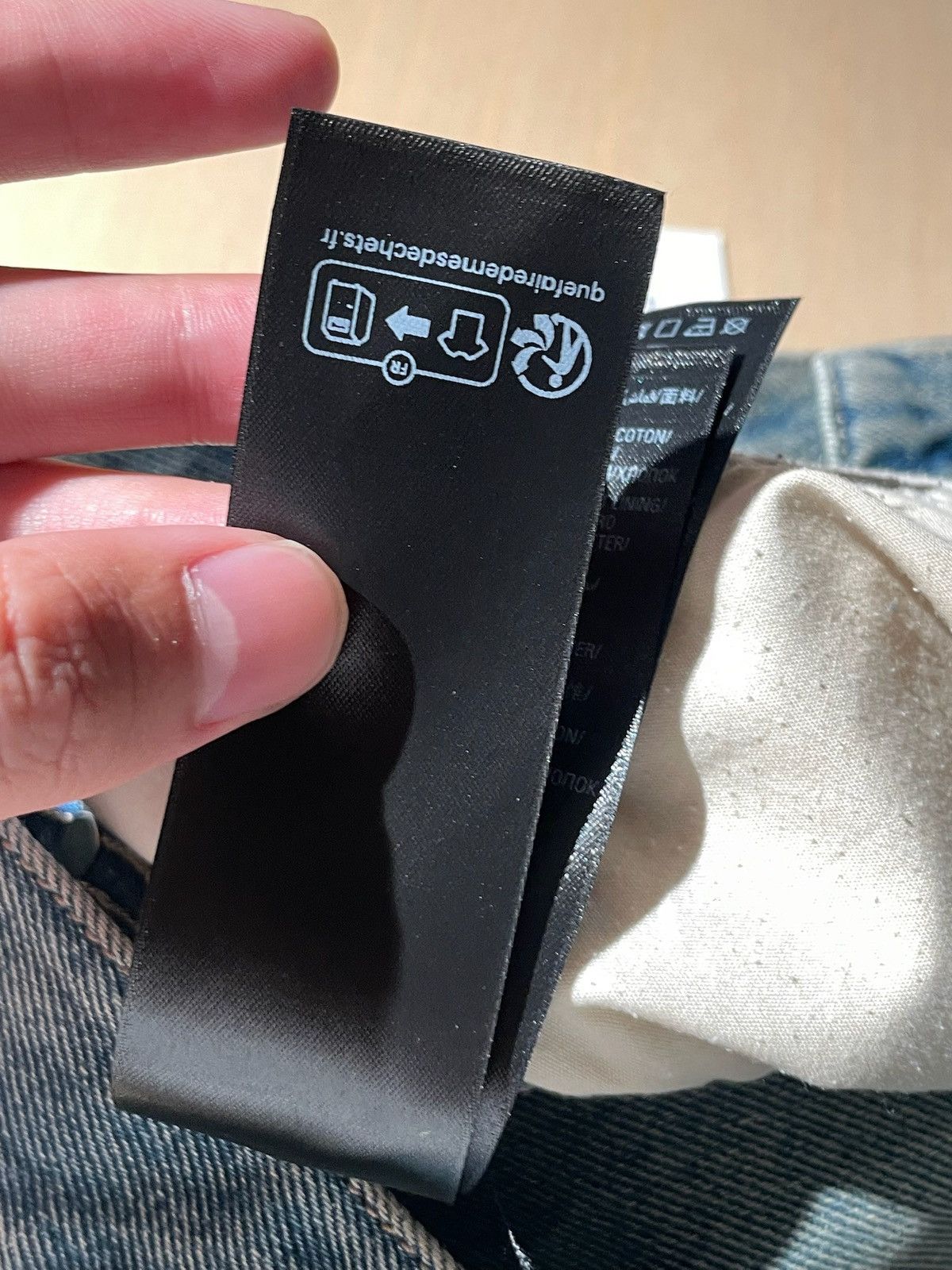 Balenciaga Balenciaga 24SS Inside Out Baggy Denim Jeans Size US 33 - 11 Thumbnail