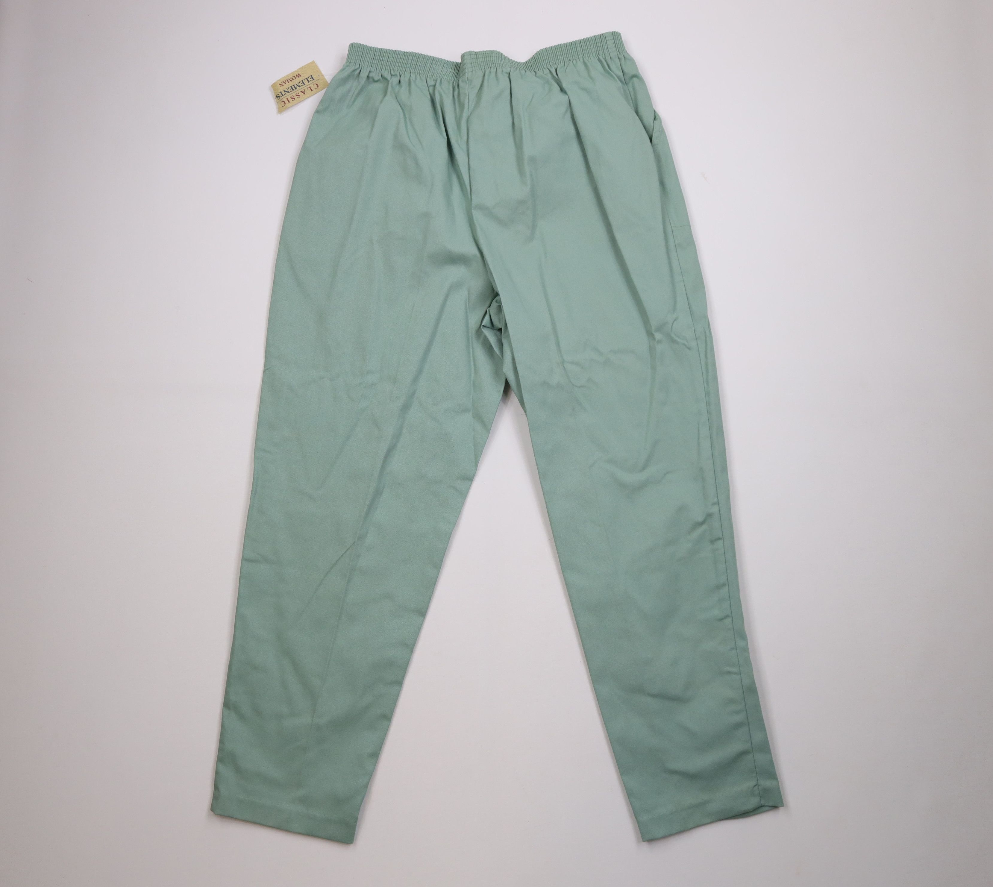 Vintage Deadstock Vintage 90s Streetwear Fit Tapered Leg Pants Green Size 40" / US 18 - 8 Thumbnail