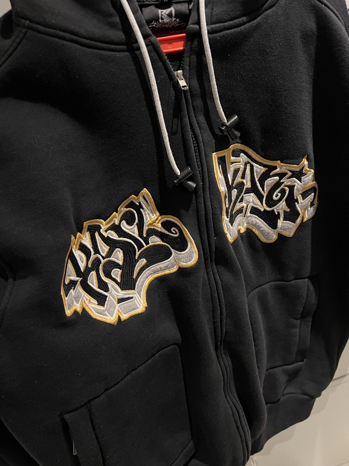 Karl Kani Vintage Karl Kani Graffiti Zip Hoodie – Embroidered Size US M / EU 48-50 / 2 - 2 Thumbnail