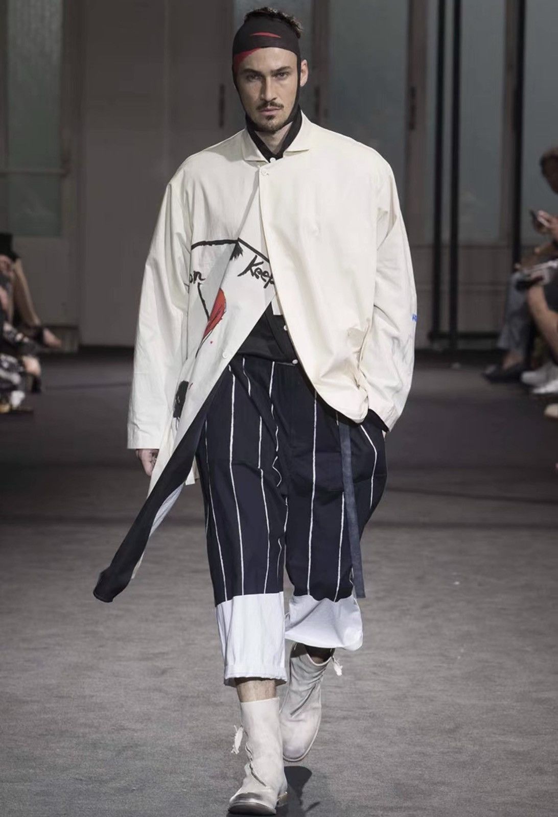 Yohji Yamamoto Yohji Yamamoto 17SS Yuka Asakura Hand-Printed Trousers J4 Size US 32 / EU 48 - 7 Thumbnail