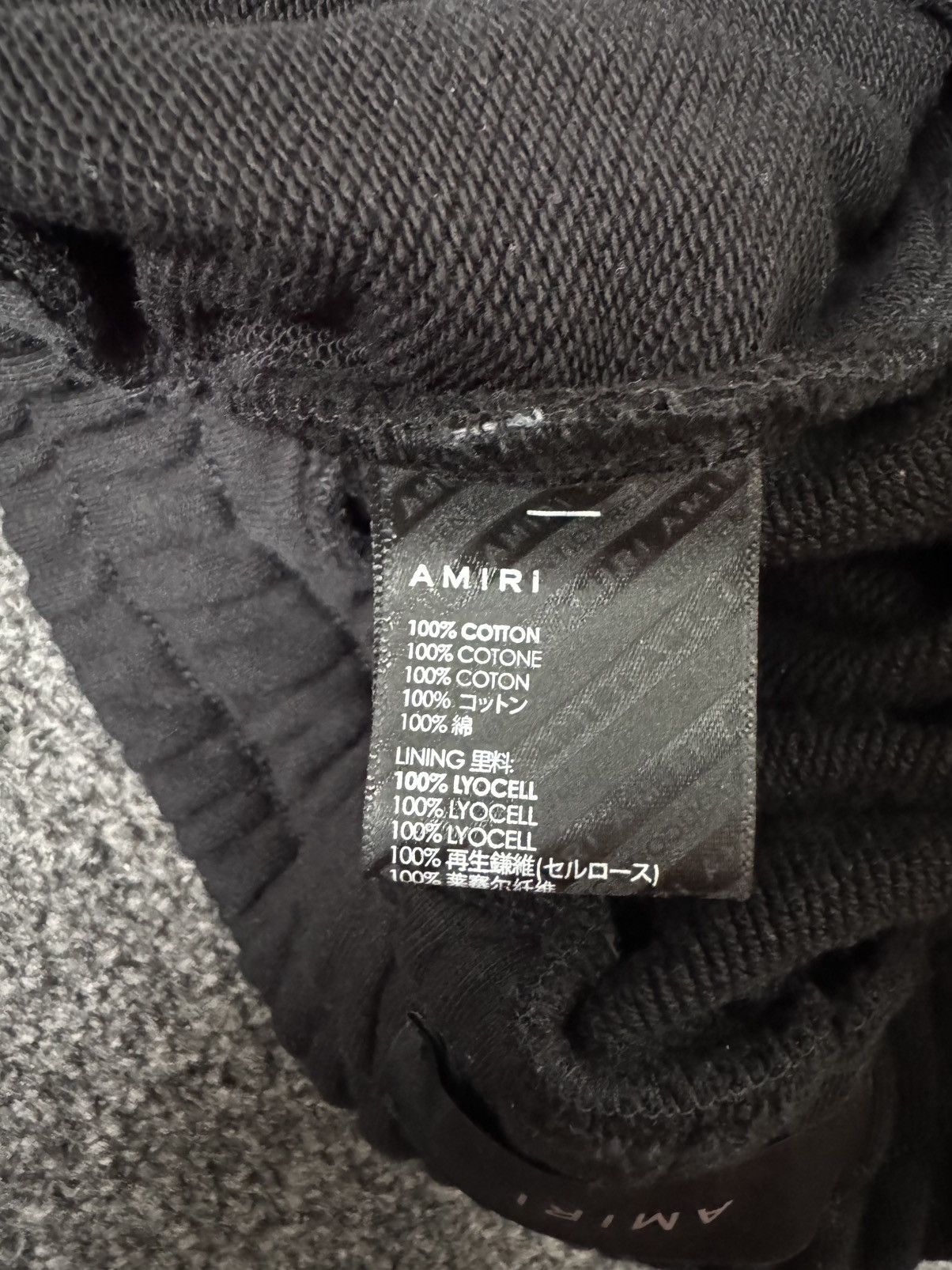 Amiri Amiri Black Logo Shorts Size US 30 / EU 46 - 7 Thumbnail