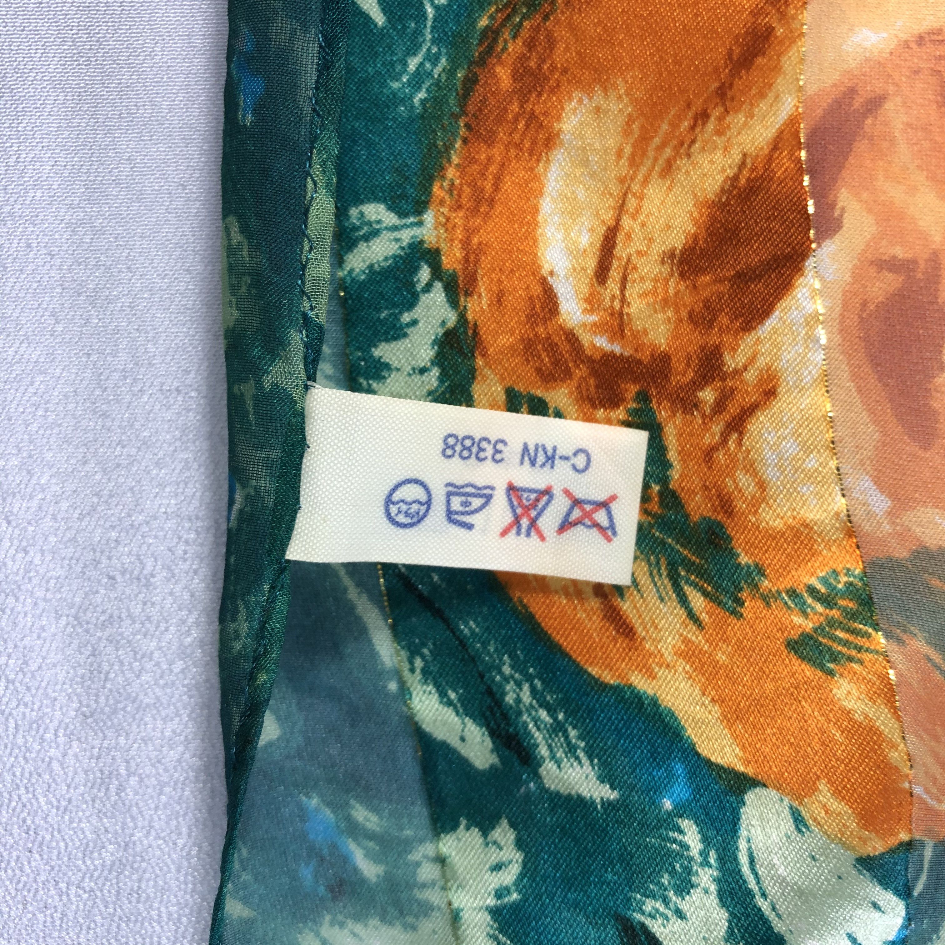 Vintage Vintage Silk Scarf Size ONE SIZE - 6 Thumbnail