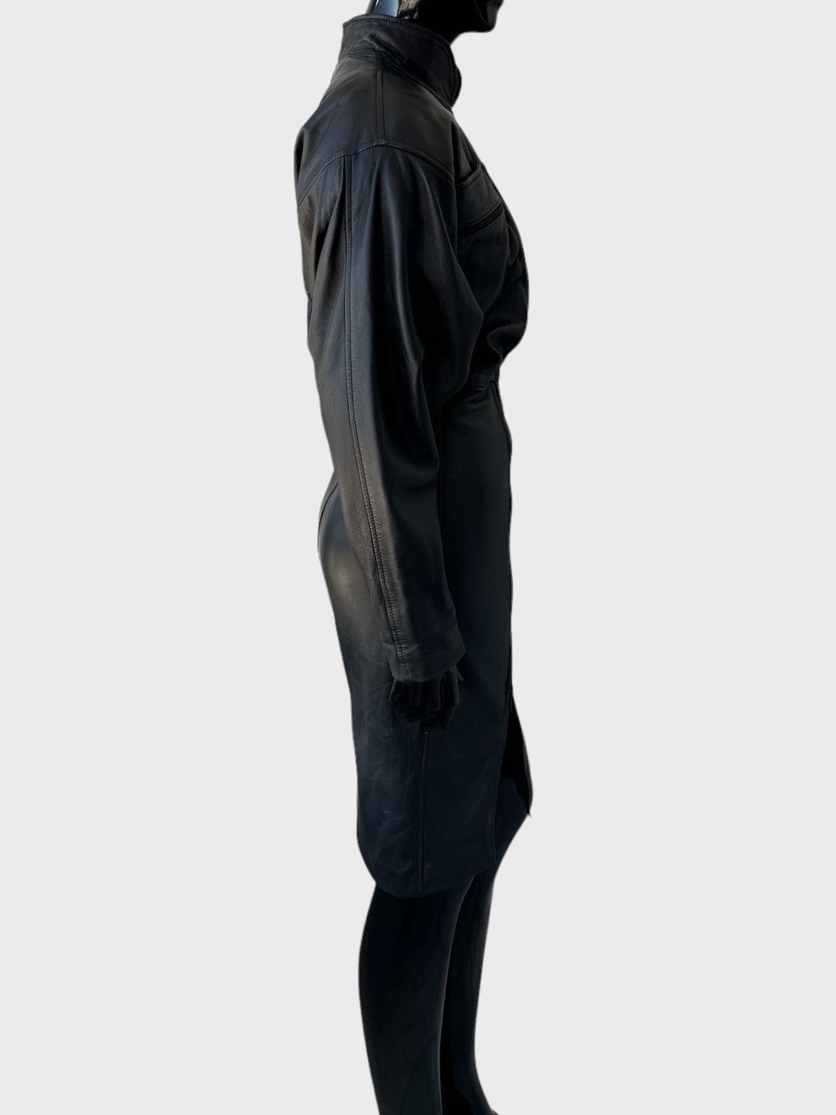 Genuine Leather Anthony Delon leather dress vintage Size XS / US 0-2 / IT 36-38 - 5 Thumbnail