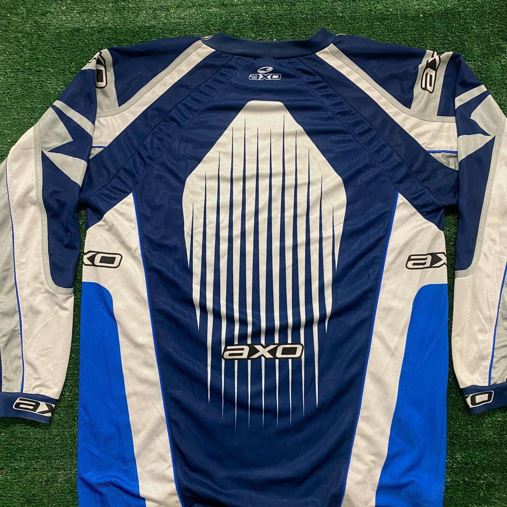 Vintage Vintage 90s AXO Motocross Jersey Shirt MotoX Long Sleeve Size US XL / EU 56 / 4 - 5 Thumbnail