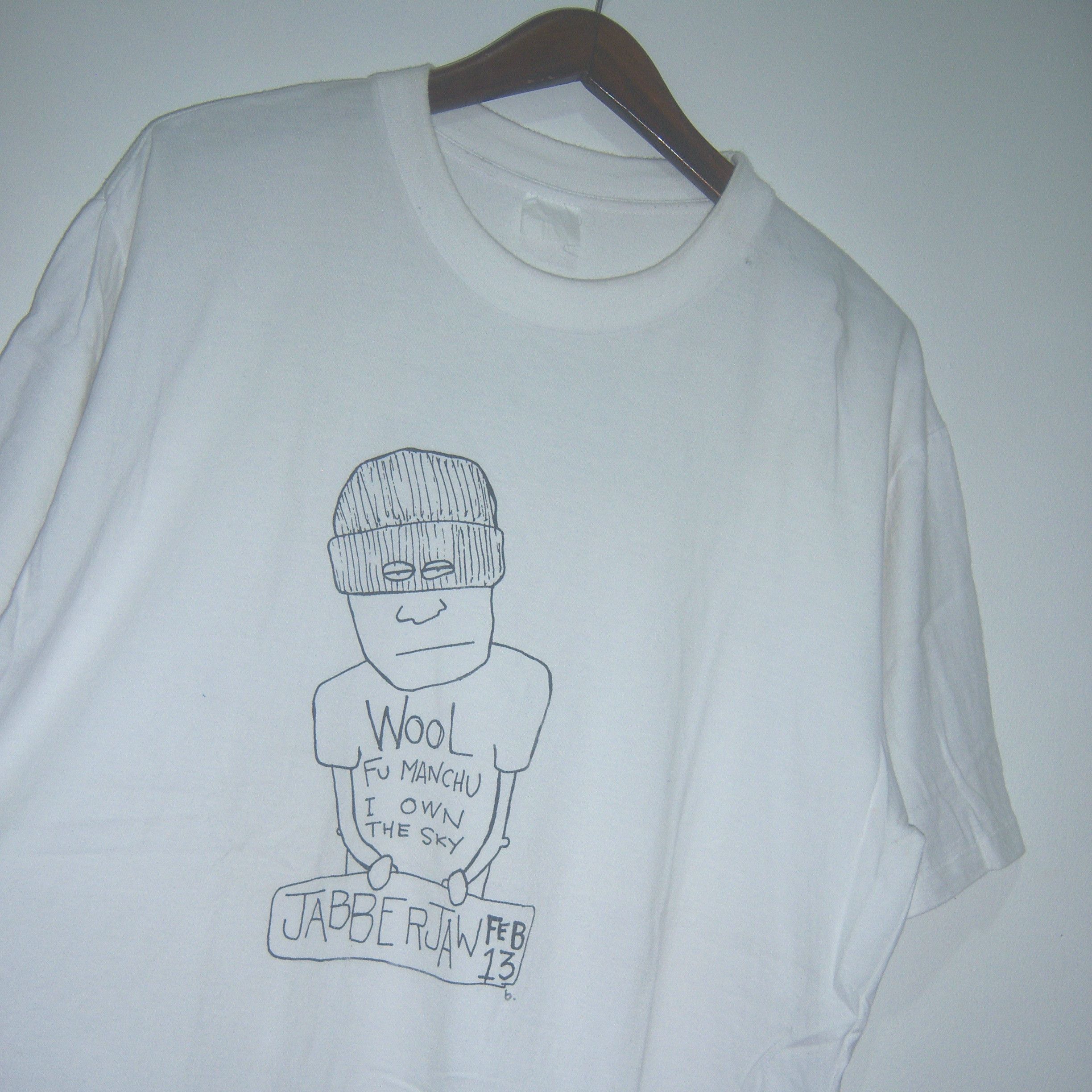 Band Tees × Vintage 90s Wool And Fu Manchu T Shirt / Noise Band Tees Size US XL / EU 56 / 4 - 4 Thumbnail