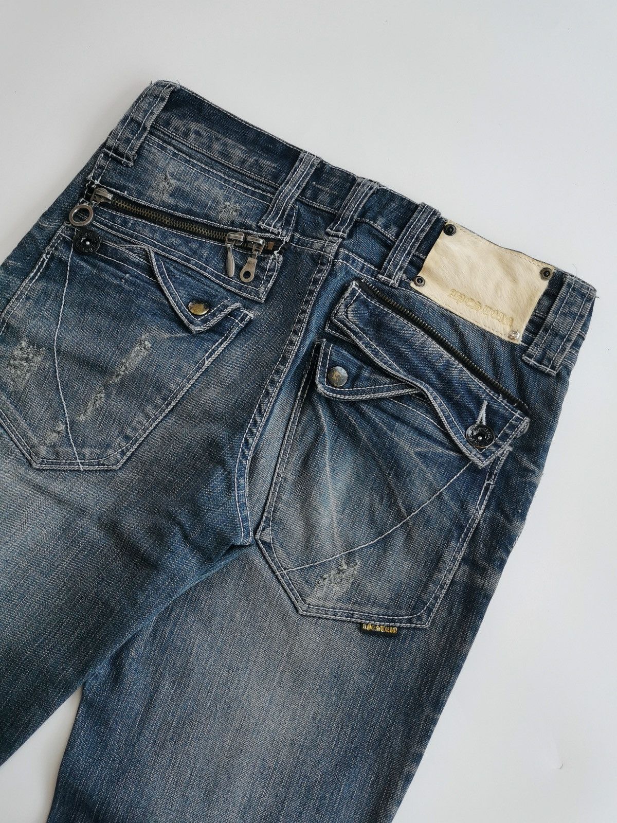 Seditionaries Apestein Bondage Zipper Button Distressed Jeans Size US 30 / EU 46 - 7 Thumbnail