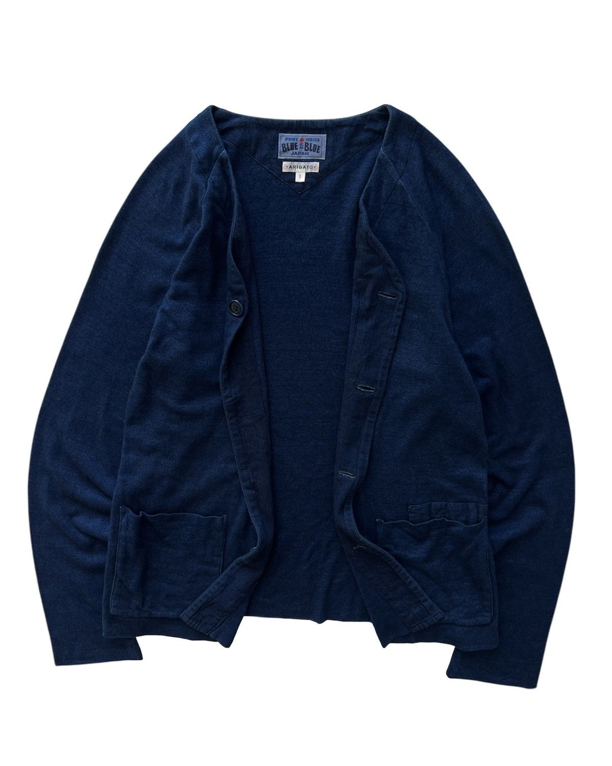 Blue Blue Japan × Indigo BLUE BLUE INDIGO CARDIGAN SHIRT🇯🇵 Size US S / EU 44-46 / 1 - 1 Thumbnail