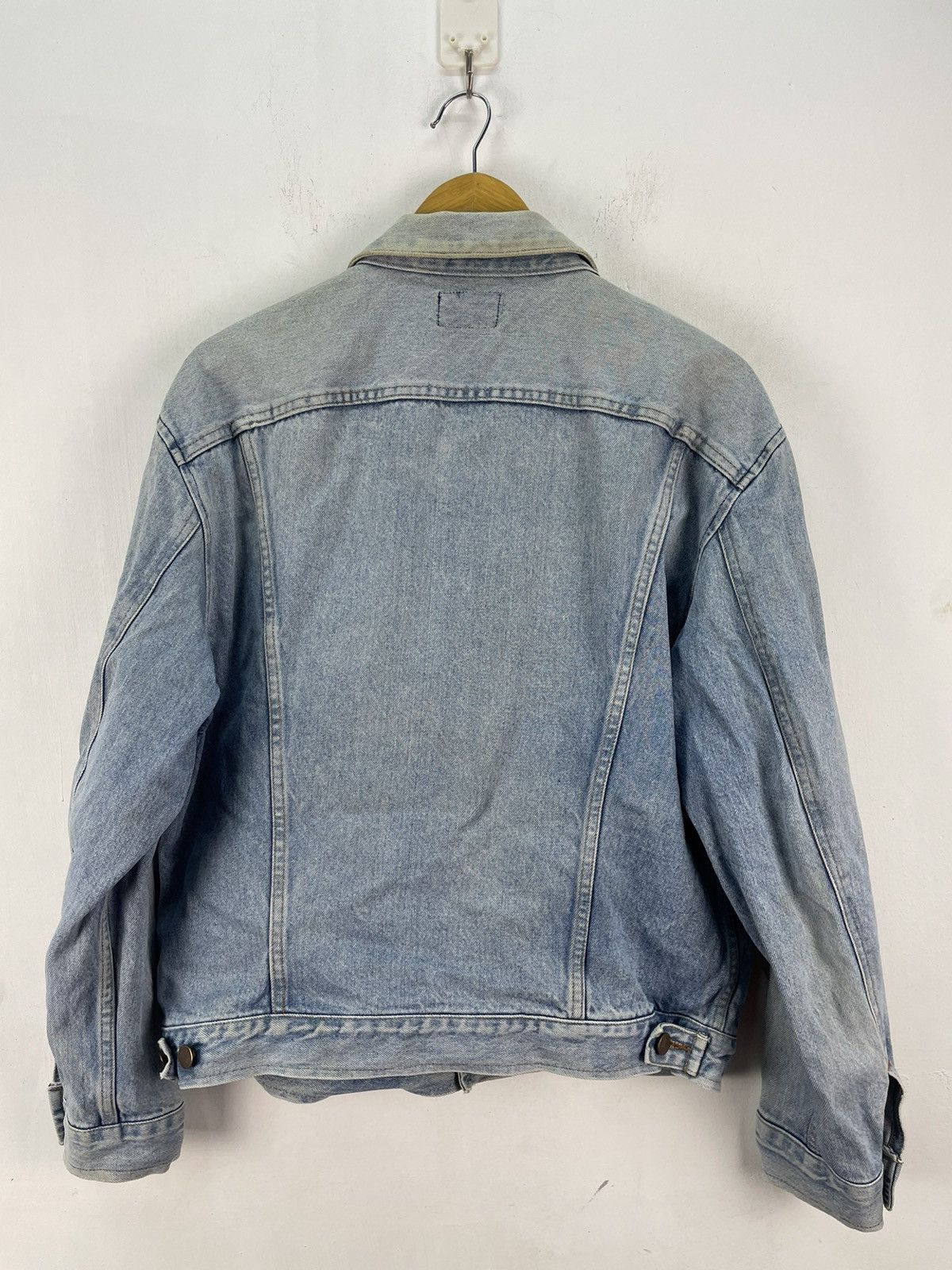 Vintage × Wrangler Vintage 70s 80s Wrangler Denim Trucker Jacket Faded Wash Size US L / EU 52-54 / 3 - 12 Thumbnail