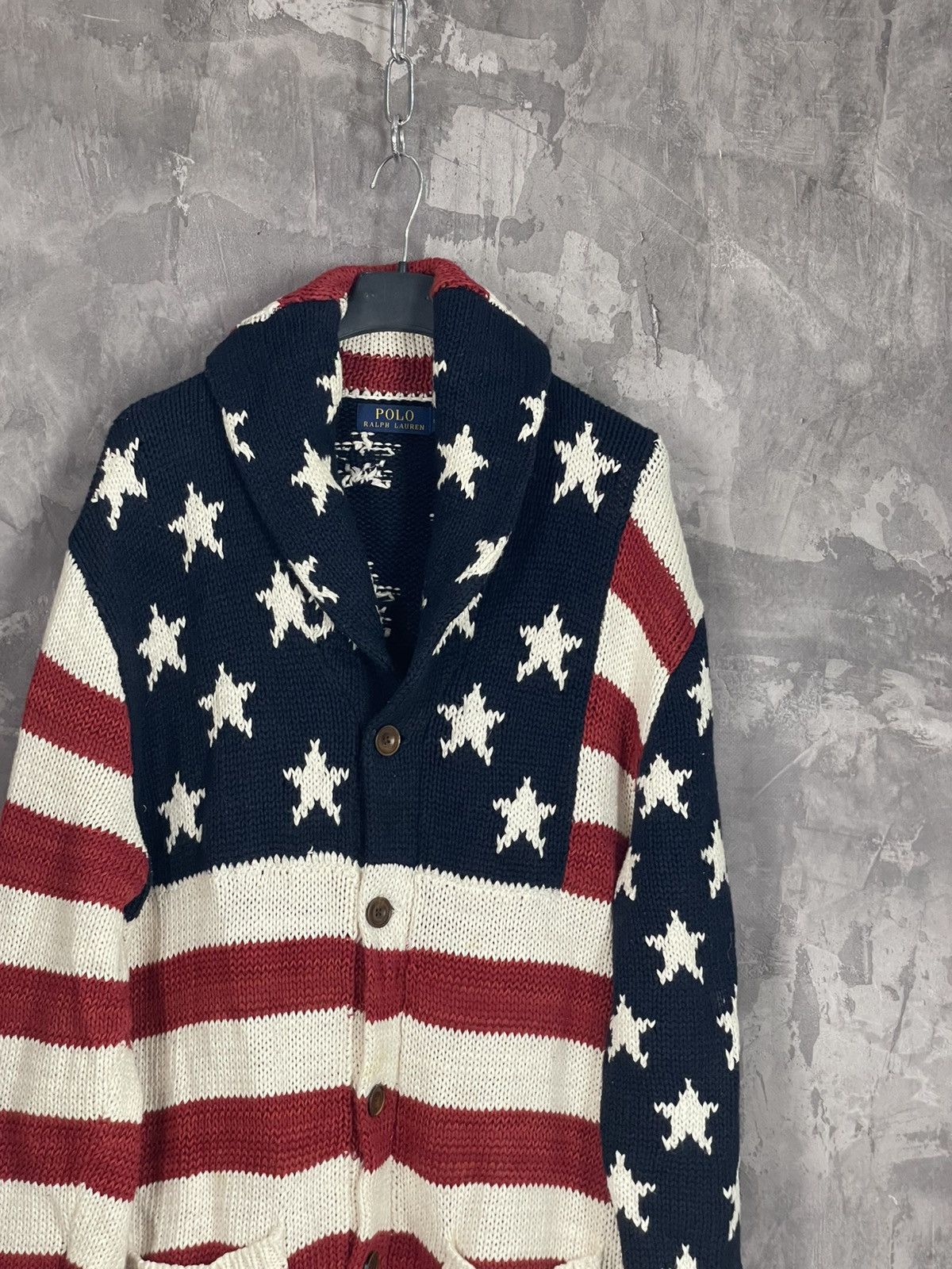 Ralph Lauren Polo Ralph Lauren Knit American USA Cardigan Sweater Size US M / EU 48-50 / 2 - 4 Thumbnail