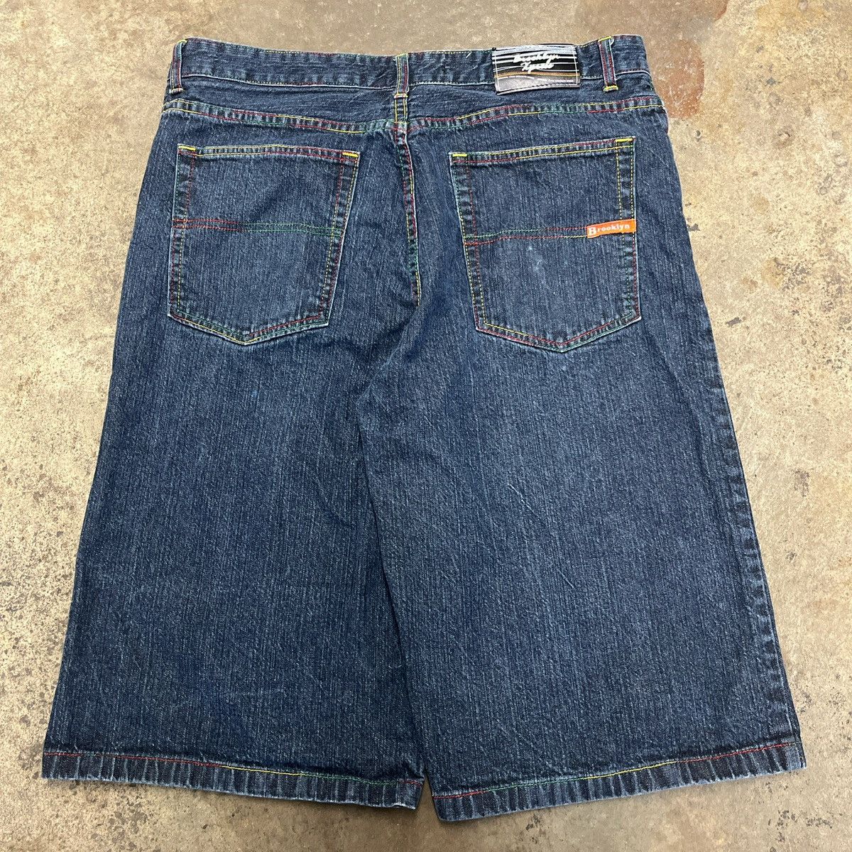 Brooklyn Xpress Y2K Brooklyn Express Jorts Mens 36 Faded Baggy Streetwear Size US 40 / EU 56 - 2 Thumbnail