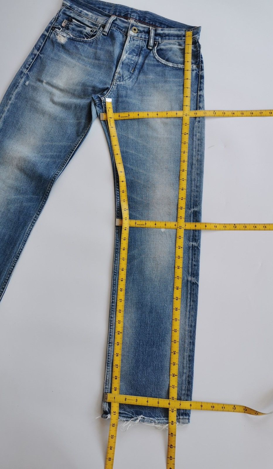 Ralph Lauren Ralph Lauren Mercer Slim Straight Distressed Jeans Size US 30 / EU 46 - 15 Thumbnail