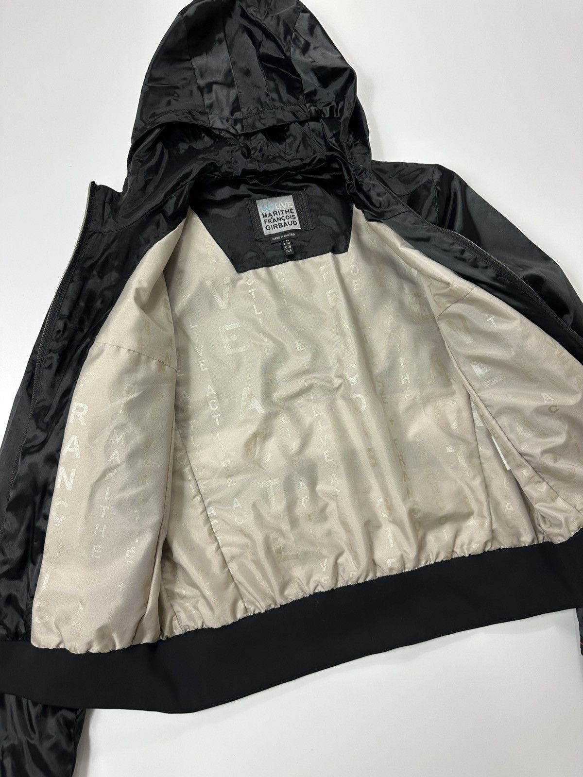 Marithe + Francois Girbaud Marithe Francois Girbaud Jacket Hooded Black Size M / US 6-8 / IT 42-44 - 15 Thumbnail