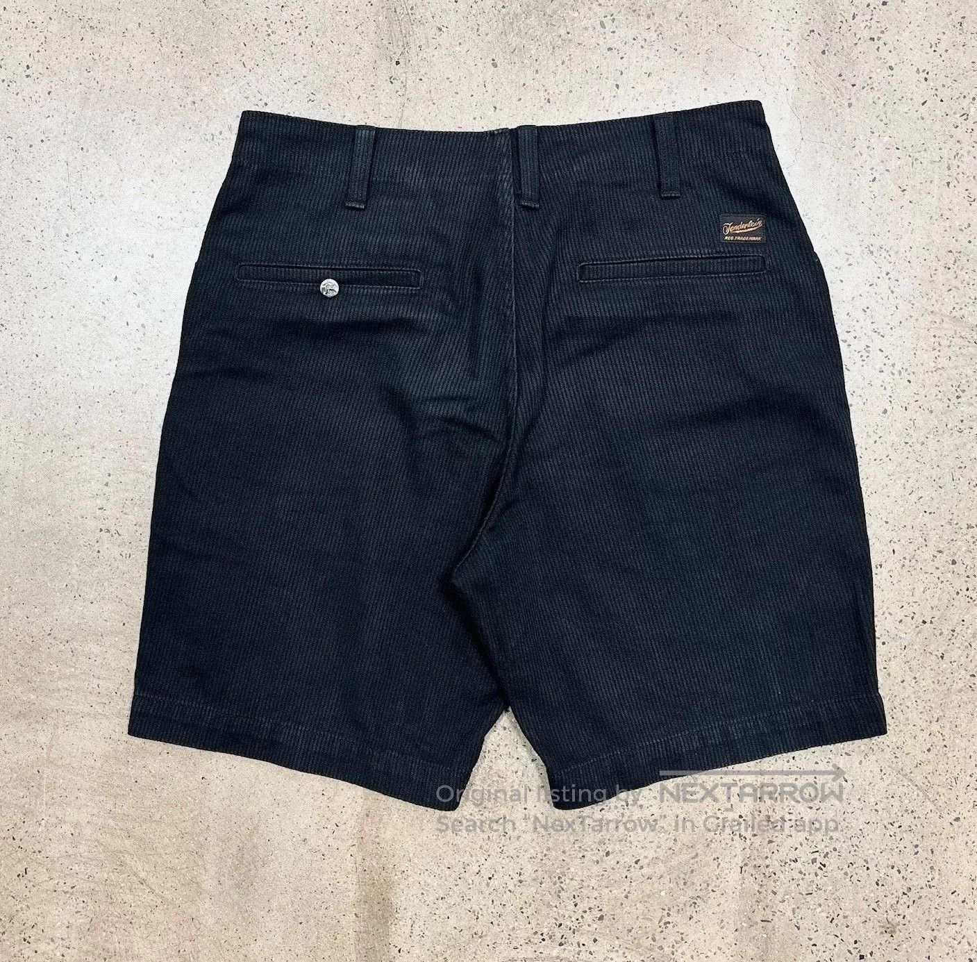 Tenderloin Vintage Black Corduroy Cargo Shorts. Size US 26 / EU 42 - 1 Thumbnail