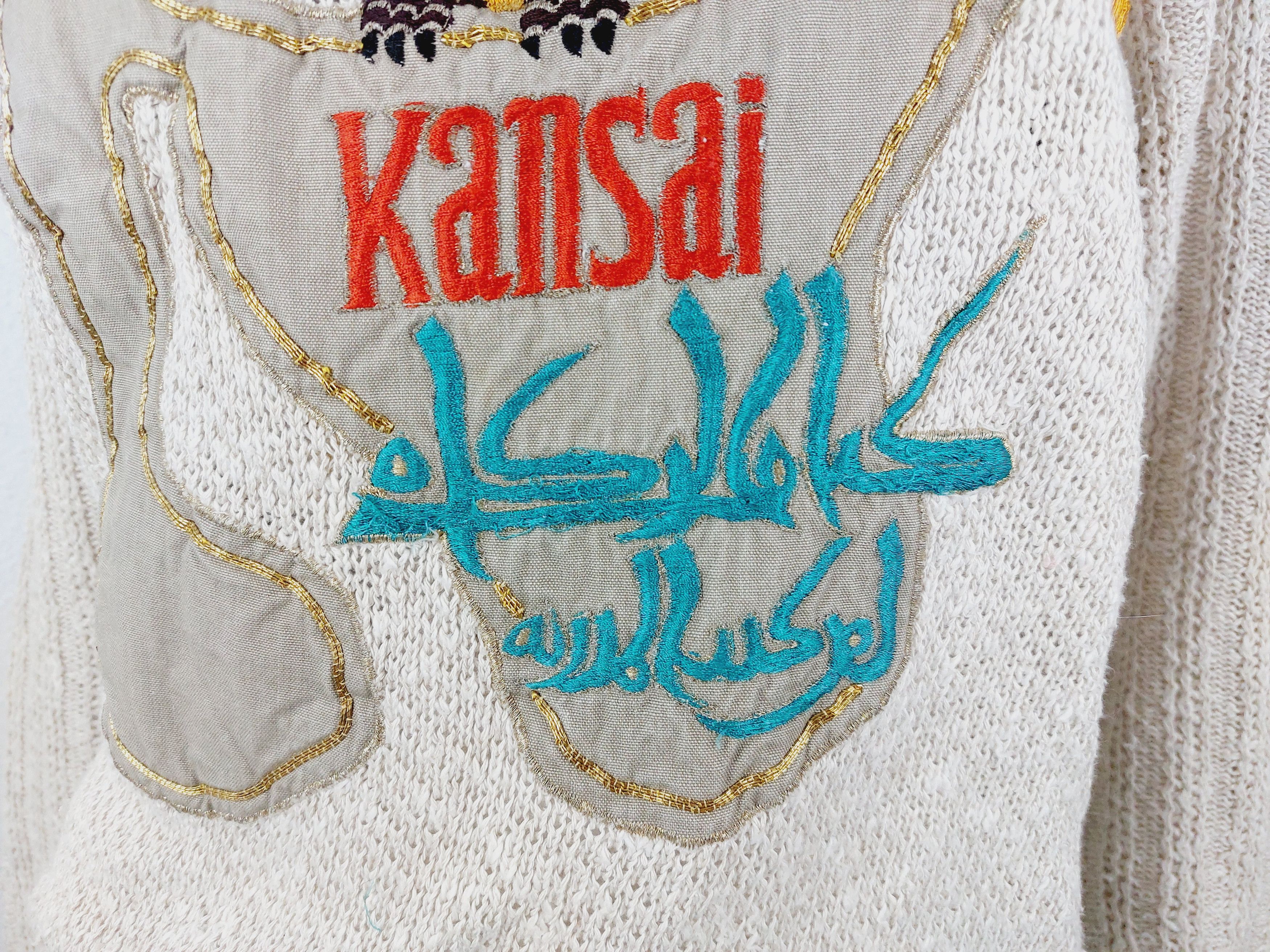 Kansai Yamamoto Kansai Yamamoto Japan Applique Eagle Arabic Jumper Size US S / EU 44-46 / 1 - 5 Thumbnail