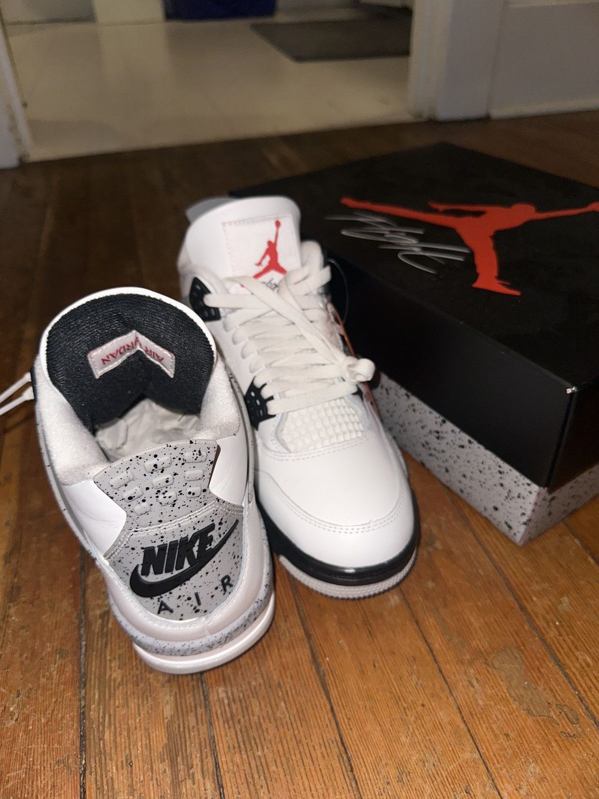 Jordan Brand Jordan retro 4 White Cement Size US 8 / EU 41 - 6 Thumbnail