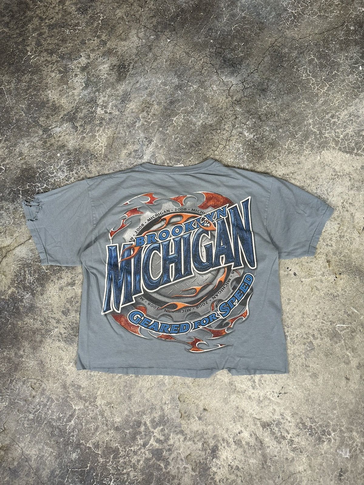 Vintage Vintage Thrashed Brooklyn Bikes Flame Tee Size US M / EU 48-50 / 2 - 1 Thumbnail