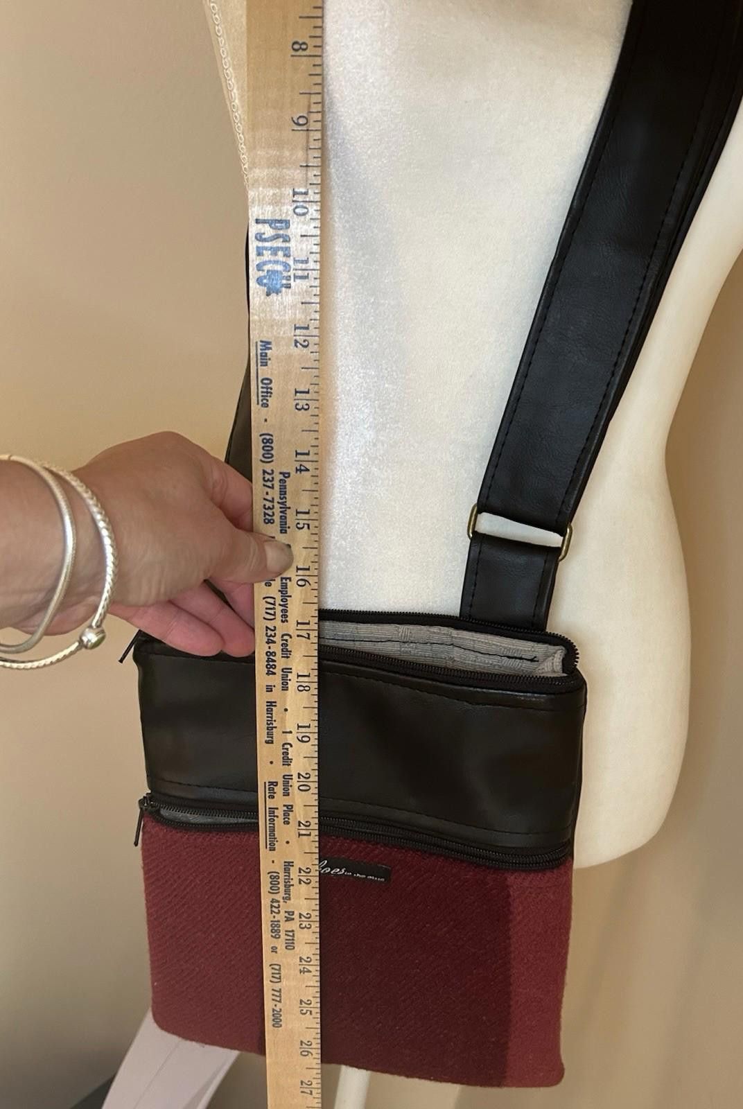 Other Echos In The Attic Crossbody Bag Recycled Vegan Upcycled Size ONE SIZE - 8 Thumbnail