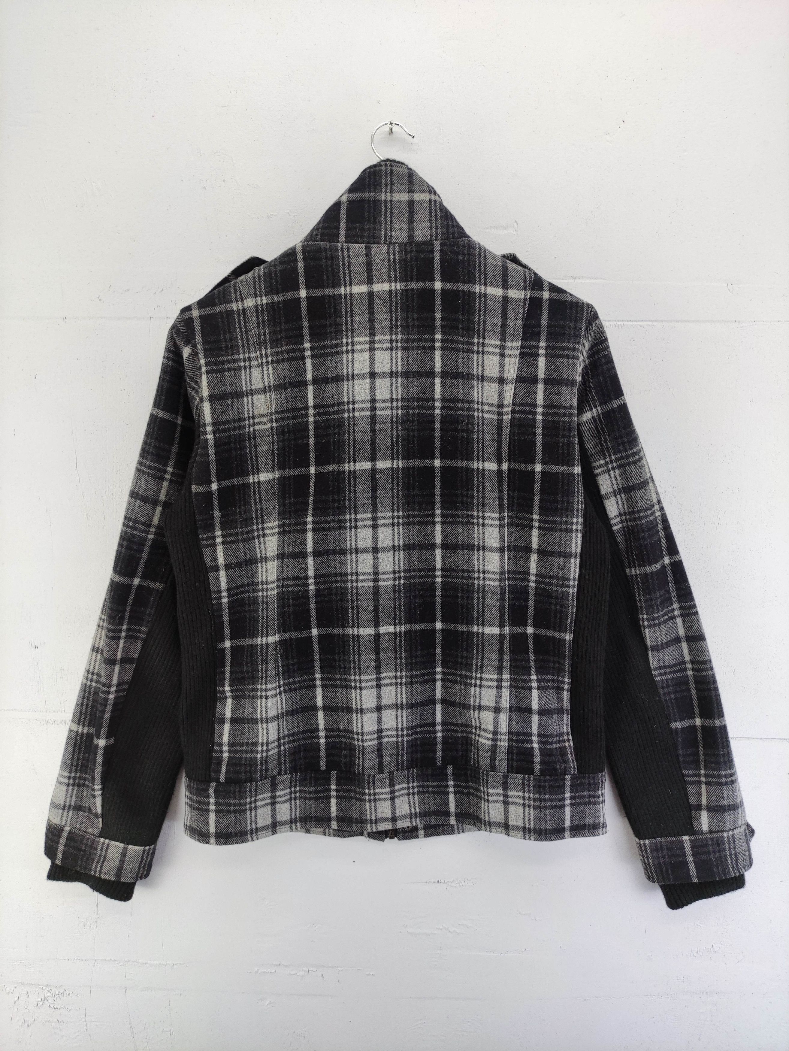 semanticdesign Vintage Semantic Design Double Zip Wool Jacket Size US M / EU 48-50 / 2 - 9 Thumbnail