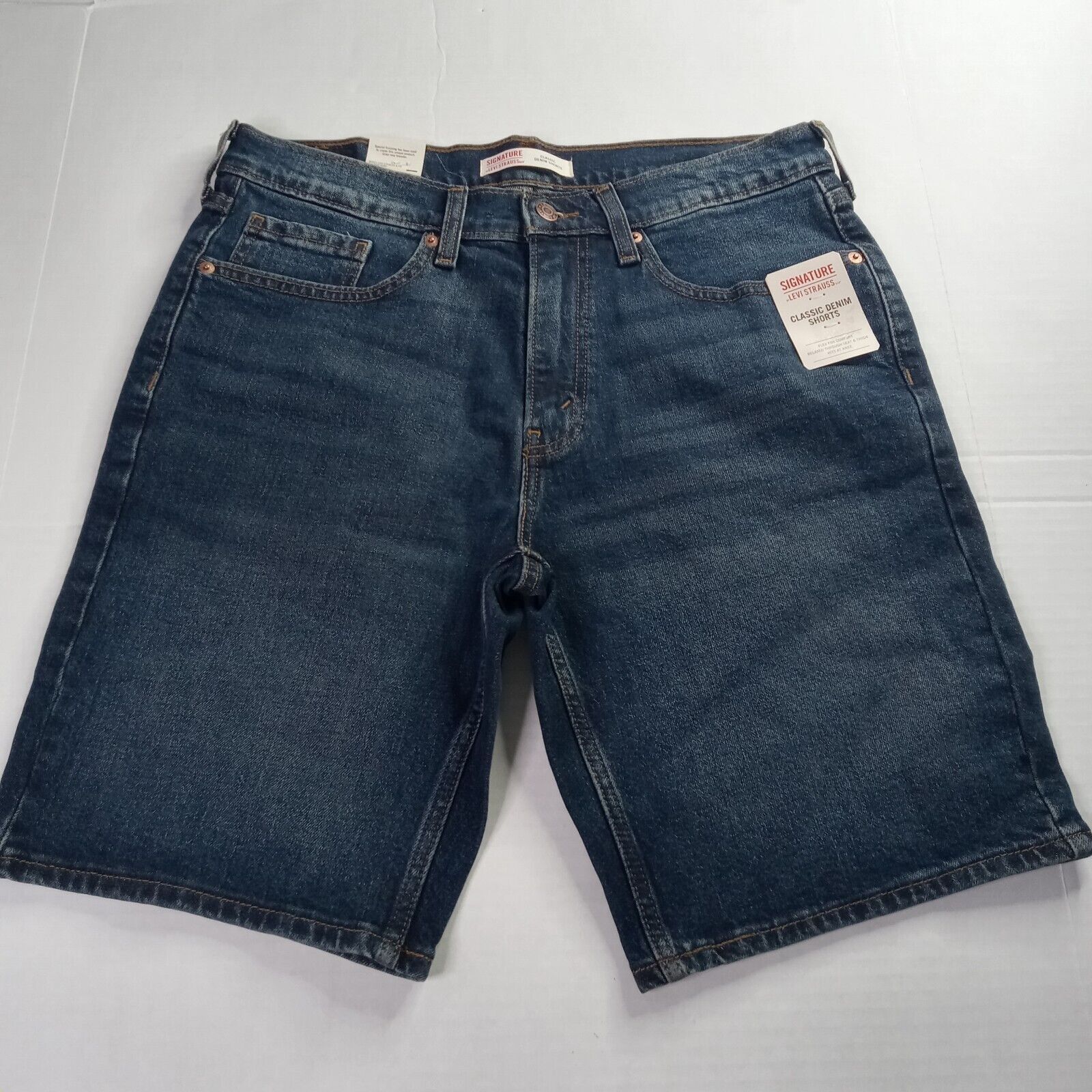 Levi's Levi Strauss Signature Jean Shorts Mens Size 32 Blue Classic Size US 32 / EU 48 - 1 Thumbnail