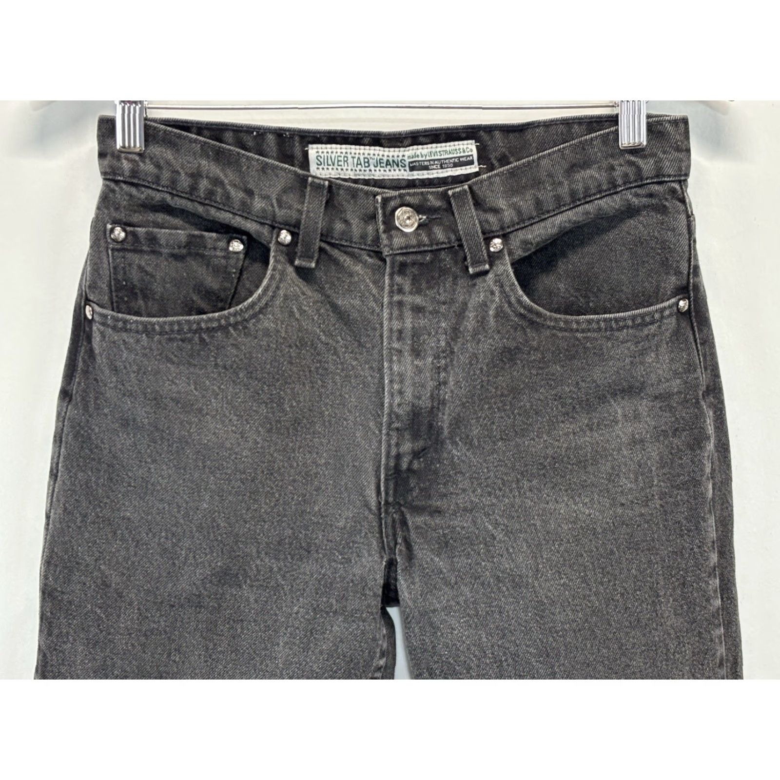 Levi's VINTAGE Levi's 512 Jeans - Jeans - Men - 30x27 / 32x34 - Black - 90s Made USA - Straight Fit Size US 30 / EU 46 - 2 Thumbnail