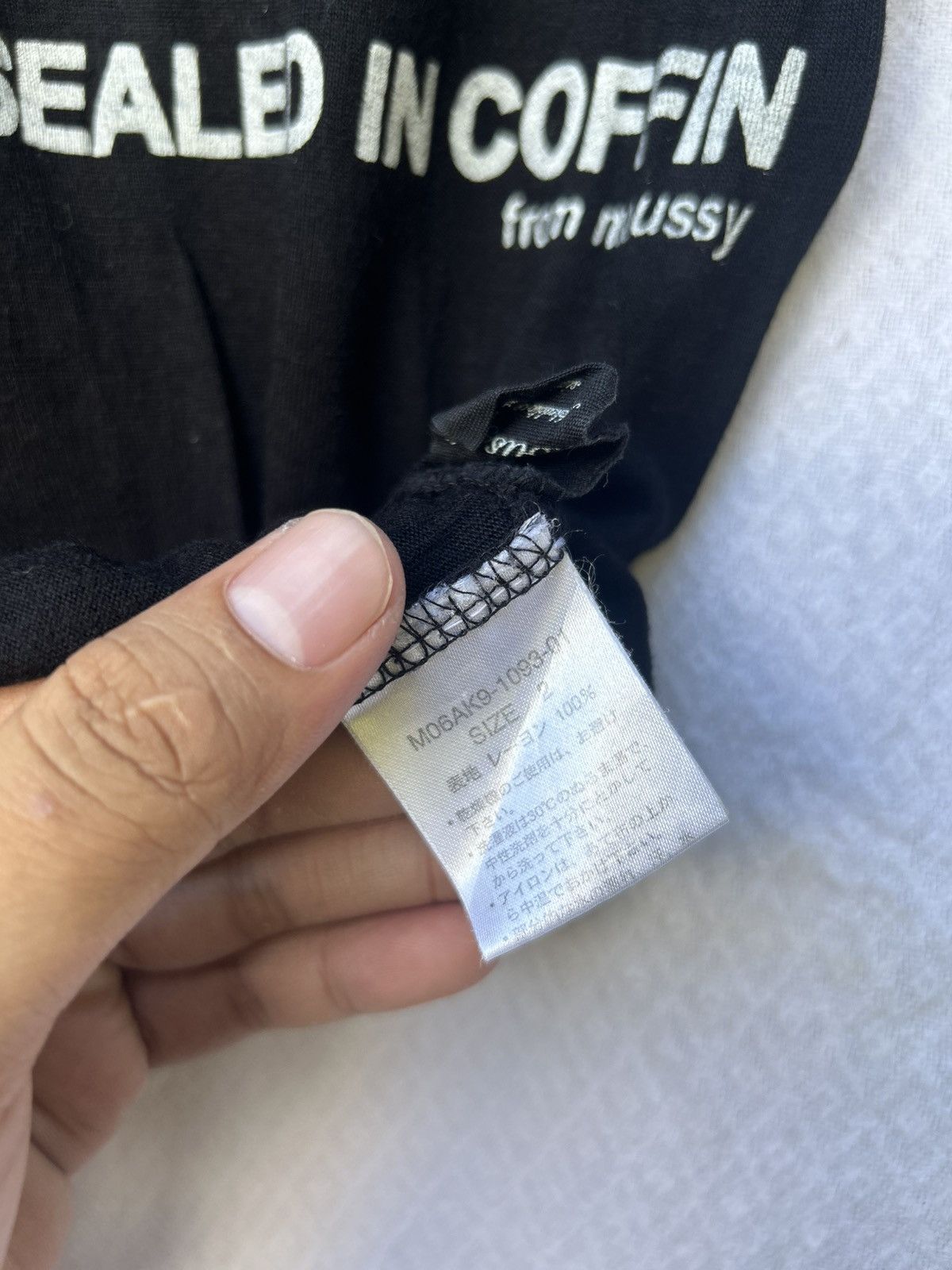 14th Addiction × Japanese Brand × MOUSSY Megalomania Moussy Cross Poem Shirt Size US XS / EU 42 / 0 - 7 Thumbnail