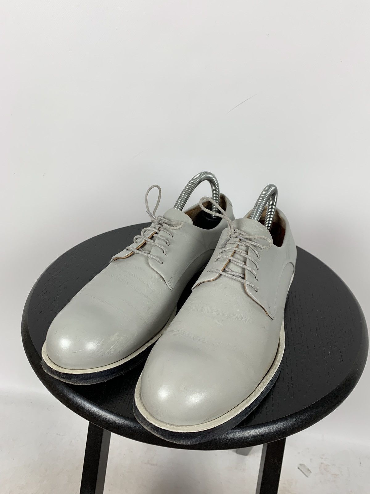 Jil Sander Jil Sander Grey Leather Derby Shoes Size US 9 / IT 39 - 5 Thumbnail