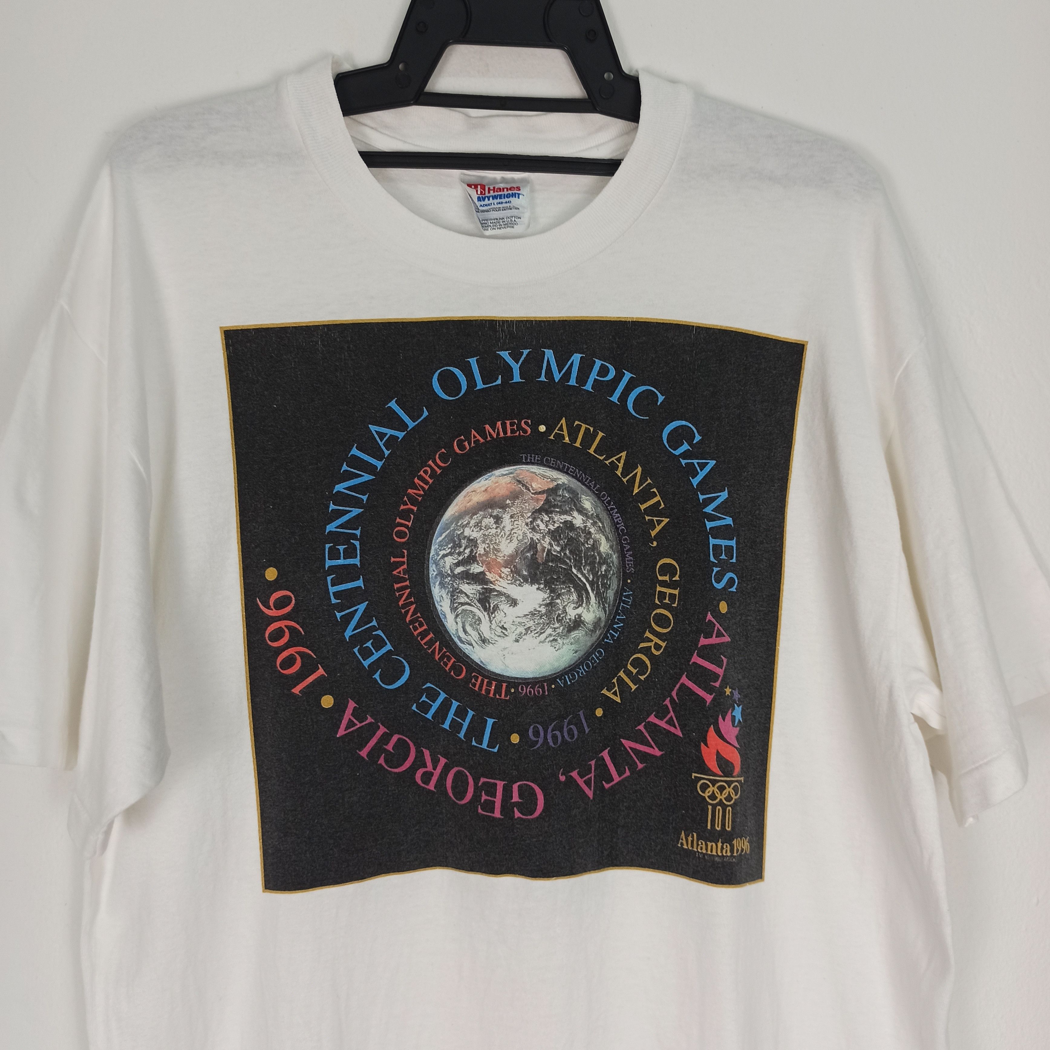 USA Olympics Vintage Rare!! Olympic Atlanta Georgia Tshirt Size US L / EU 52-54 / 3 - 2 Thumbnail