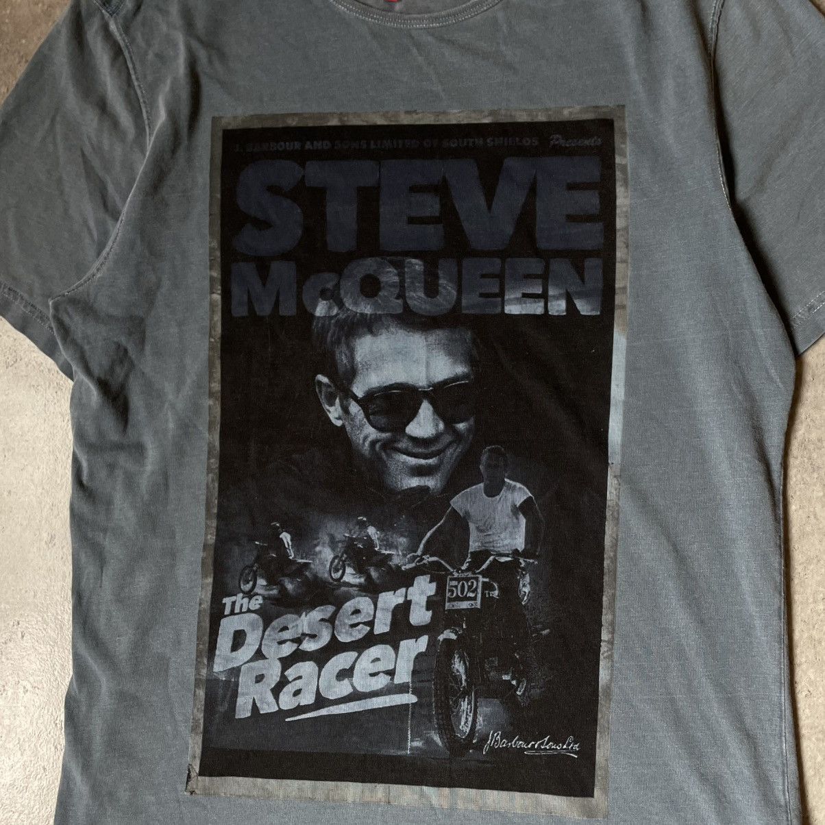 Barbour Vintage Barbour Steve McQueen T-Shirt Size US L / EU 52-54 / 3 - 3 Thumbnail