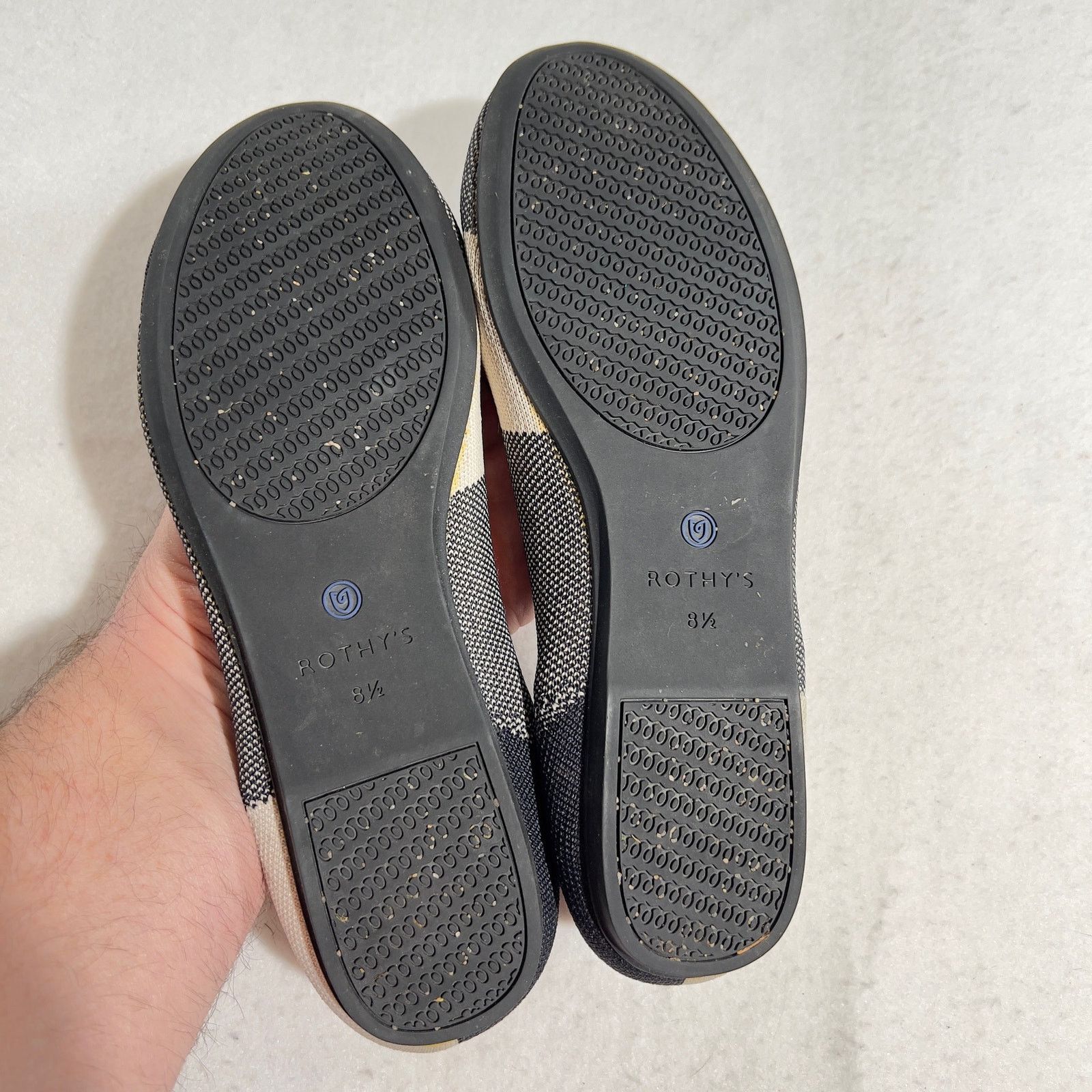 Other Rothy's Captoe Comfort Ballet Flats W8.5 Black NO INSOLES Size US 8.5 / IT 38.5 - 5 Thumbnail