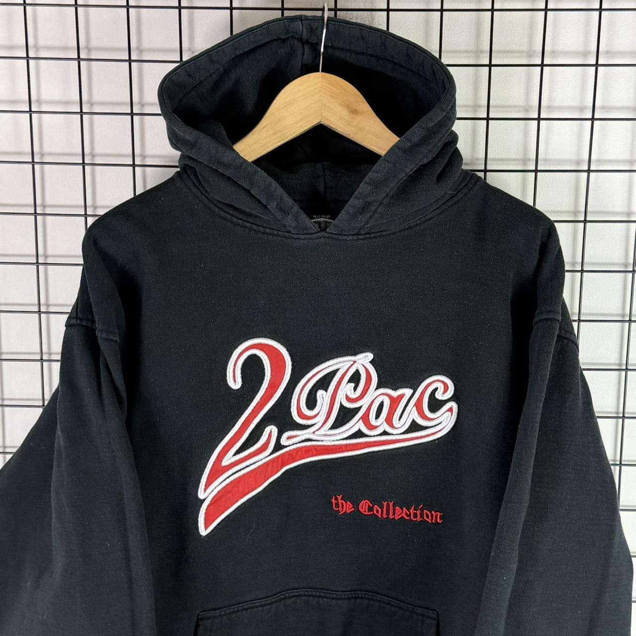 Vintage Tupac Hoodie Vintage 2000s Rap Hip Hop Heavy Sweatshirt Size US XL / EU 56 / 4 - 3 Thumbnail