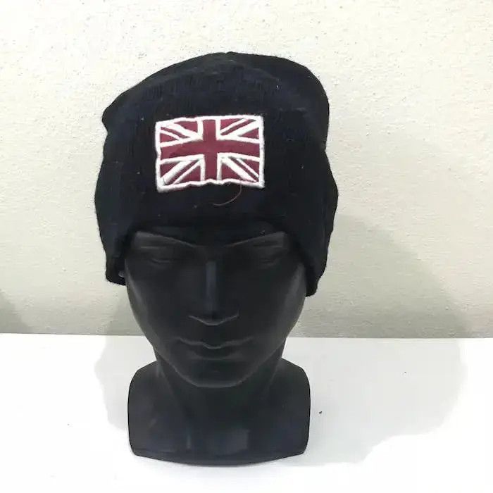Vintage Vintage Flag Beanie Hat Size ONE SIZE - 2 Thumbnail