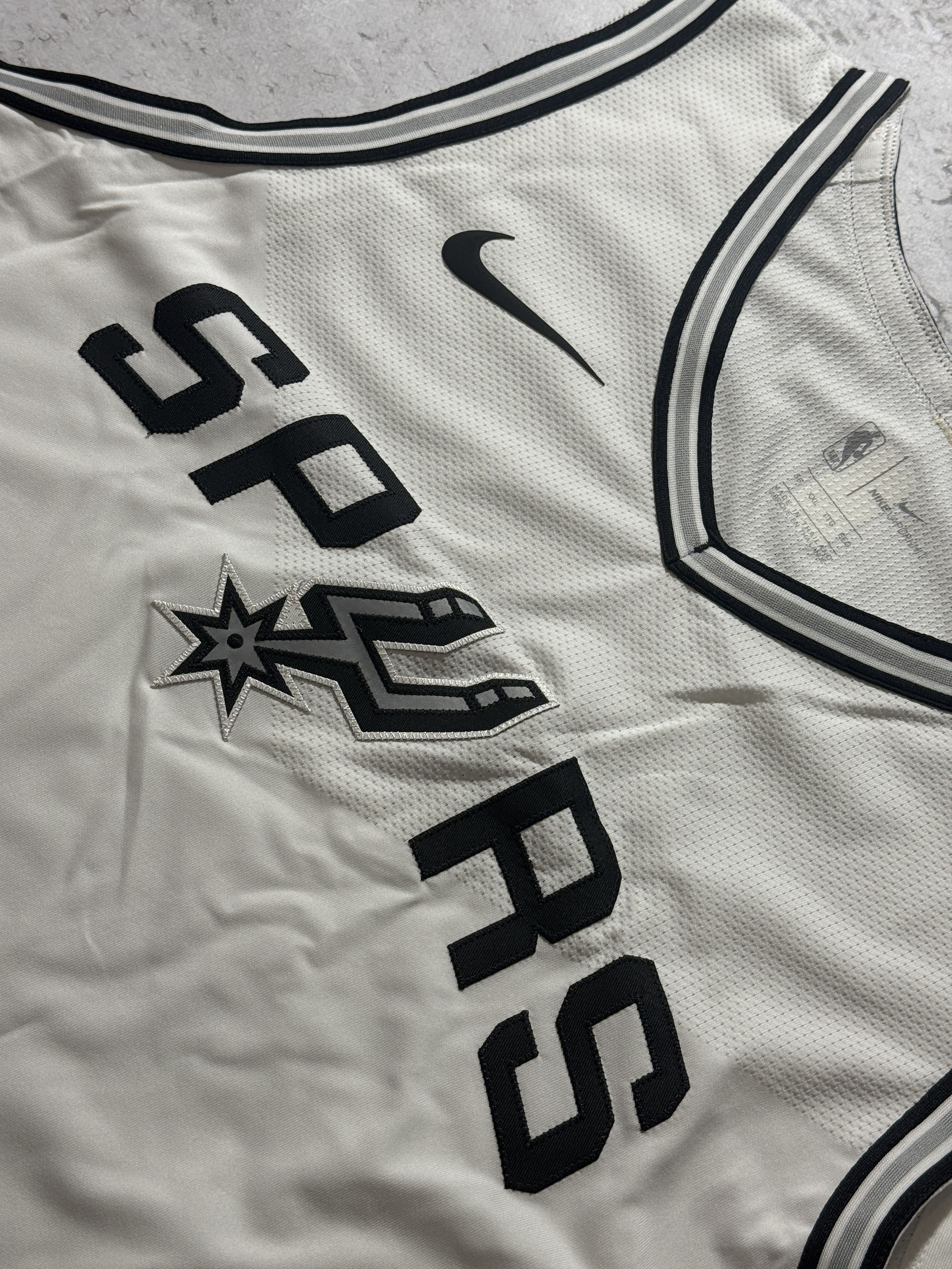 Nike SUN ANTONIO SPURS AUTHENTIC BASKETBALL JERSEY VAPORKNIT 2XL Size US XXL / EU 58 / 5 - 4 Thumbnail