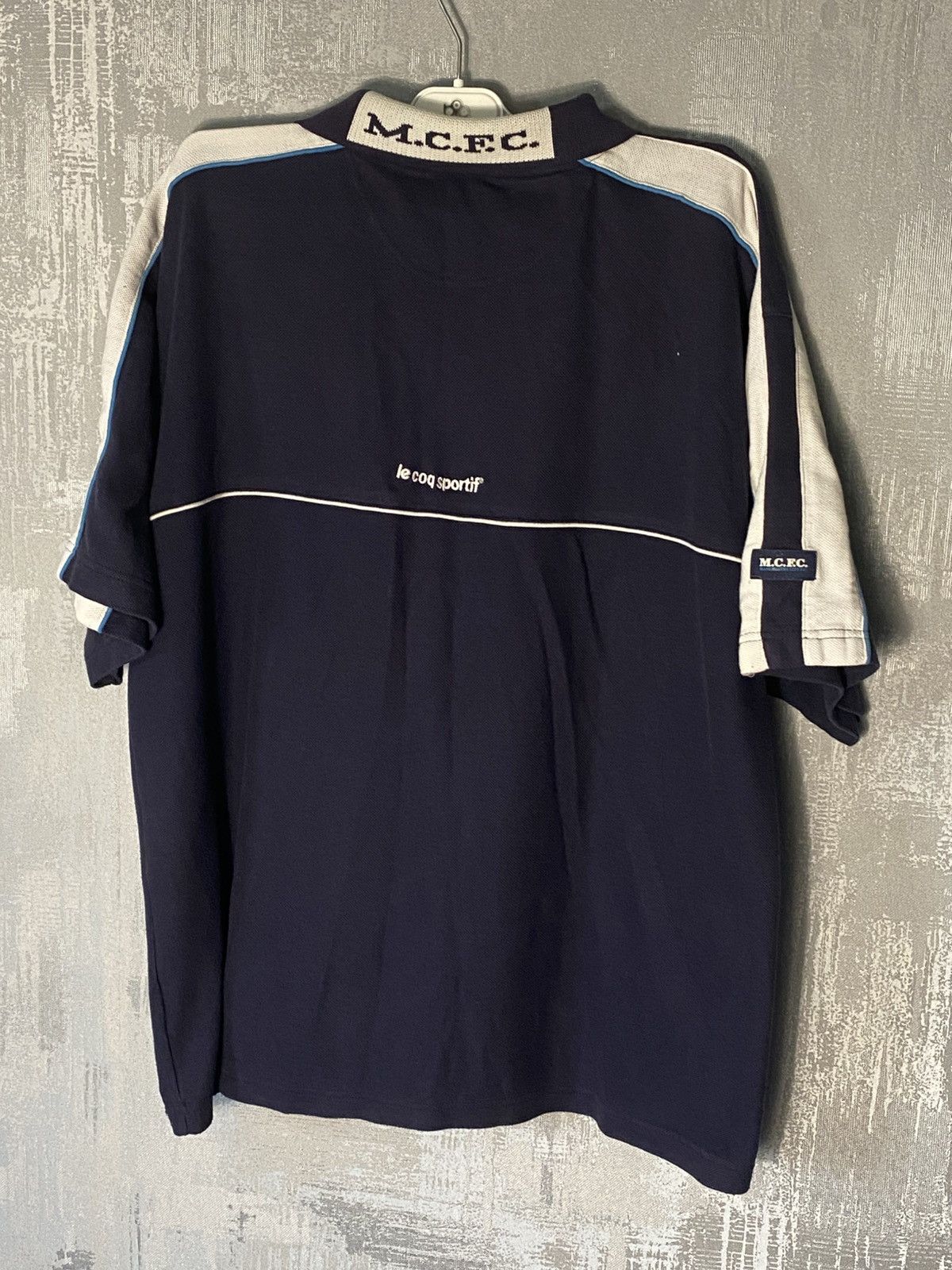 Le Coq Sportif Vintage Le Coq Sportife Manchester City Soccer Jersey 2000x Size US XL / EU 56 / 4 - 7 Thumbnail