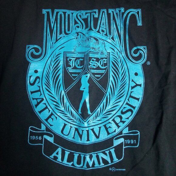 Vintage Vintage Mustang State University Alumni T-Shirt Size US XL / EU 56 / 4 - 1 Thumbnail