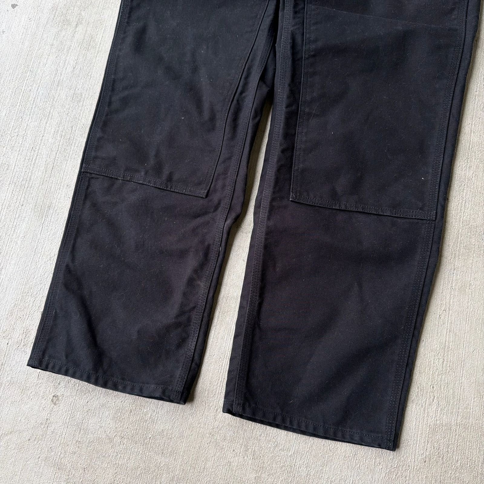 Carhartt × Vintage Carhartt black double knee work wear carpenter pants Size US 32 / EU 48 - 3 Thumbnail