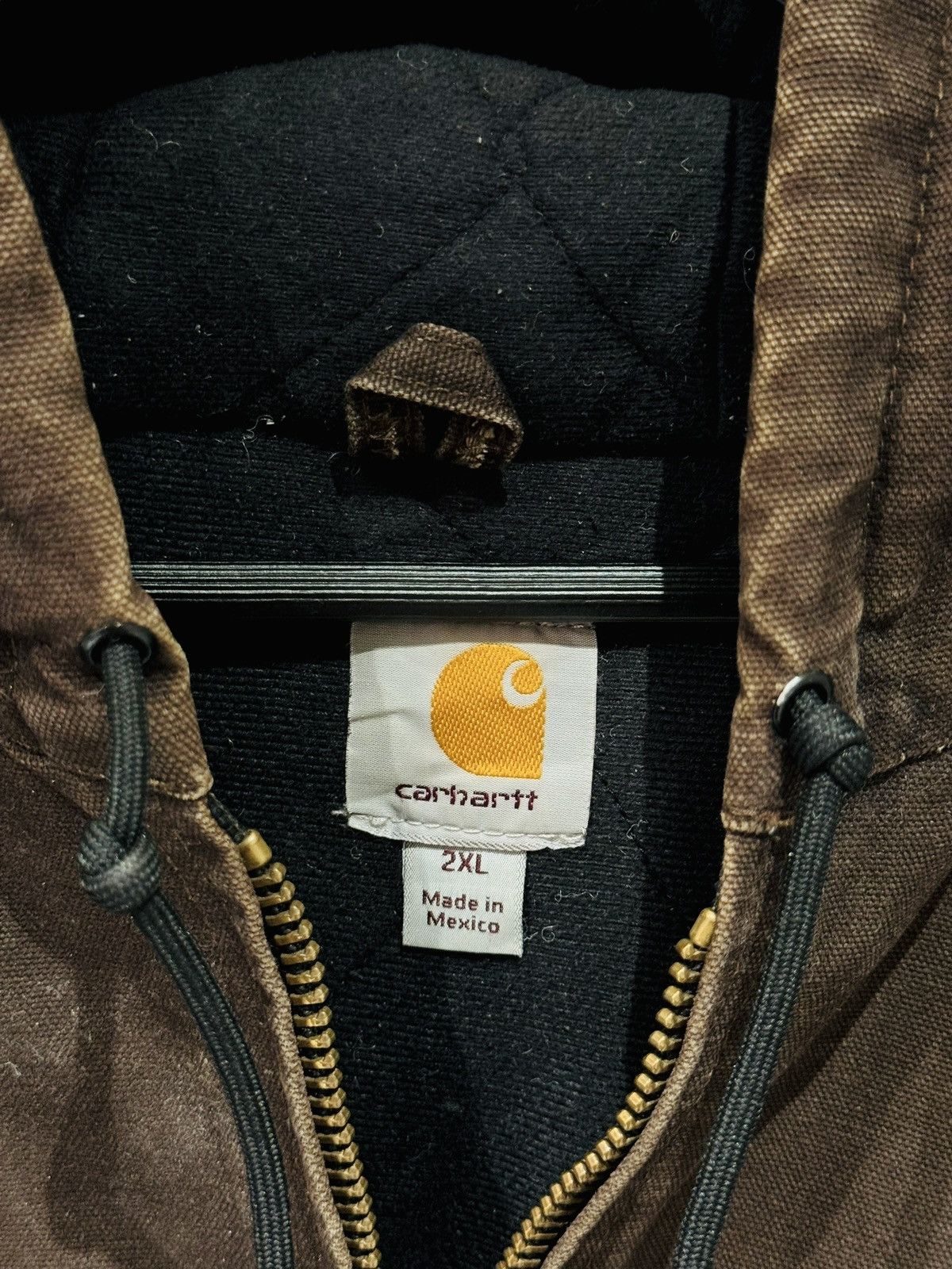 Carhartt Rare Vintage Distressed Carhartt Workwear Hooded Jacket Size US XXL / EU 58 / 5 - 7 Thumbnail